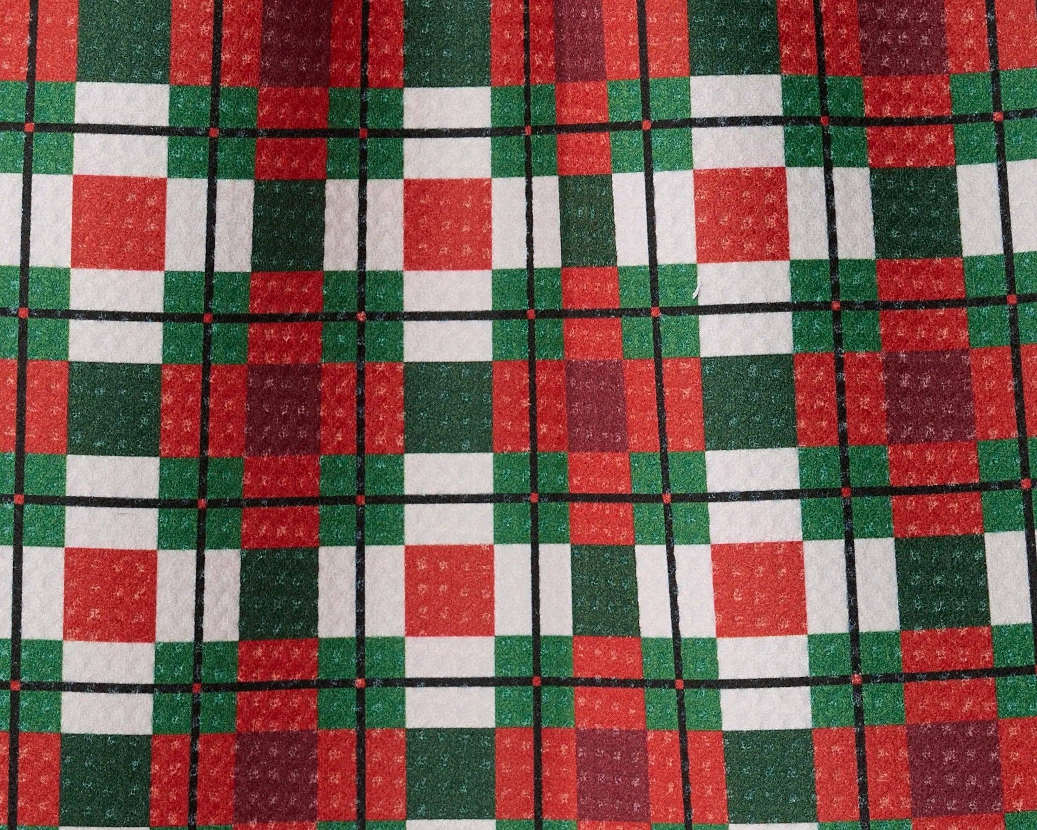 Noel Plaid Mini Towel