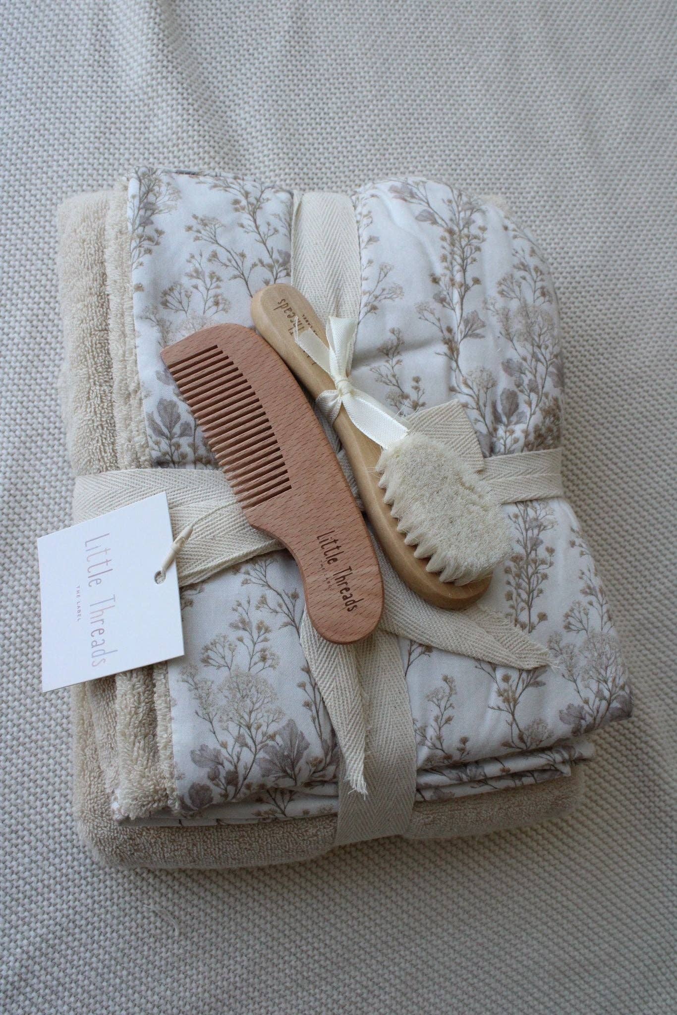 Wooden Baby Brush Set
