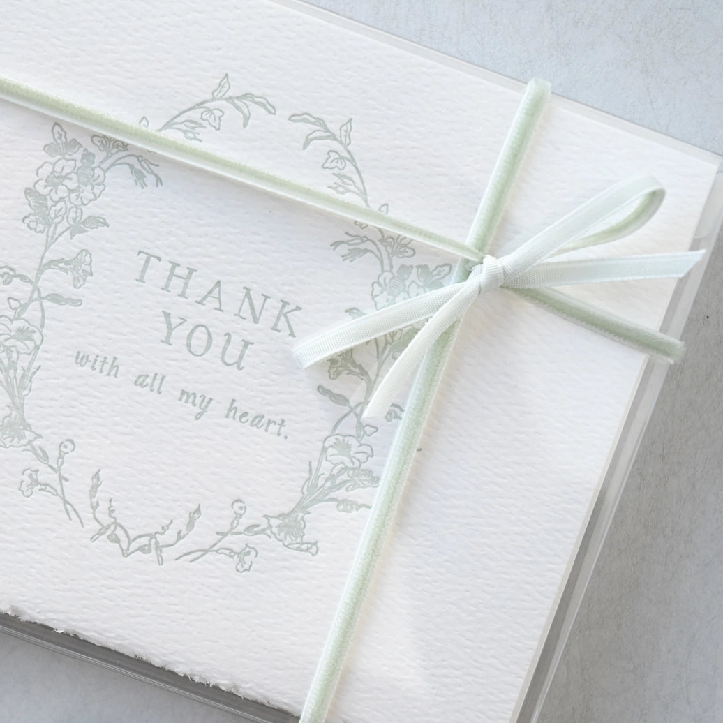 Thank You With All My Heart | Greeting Card