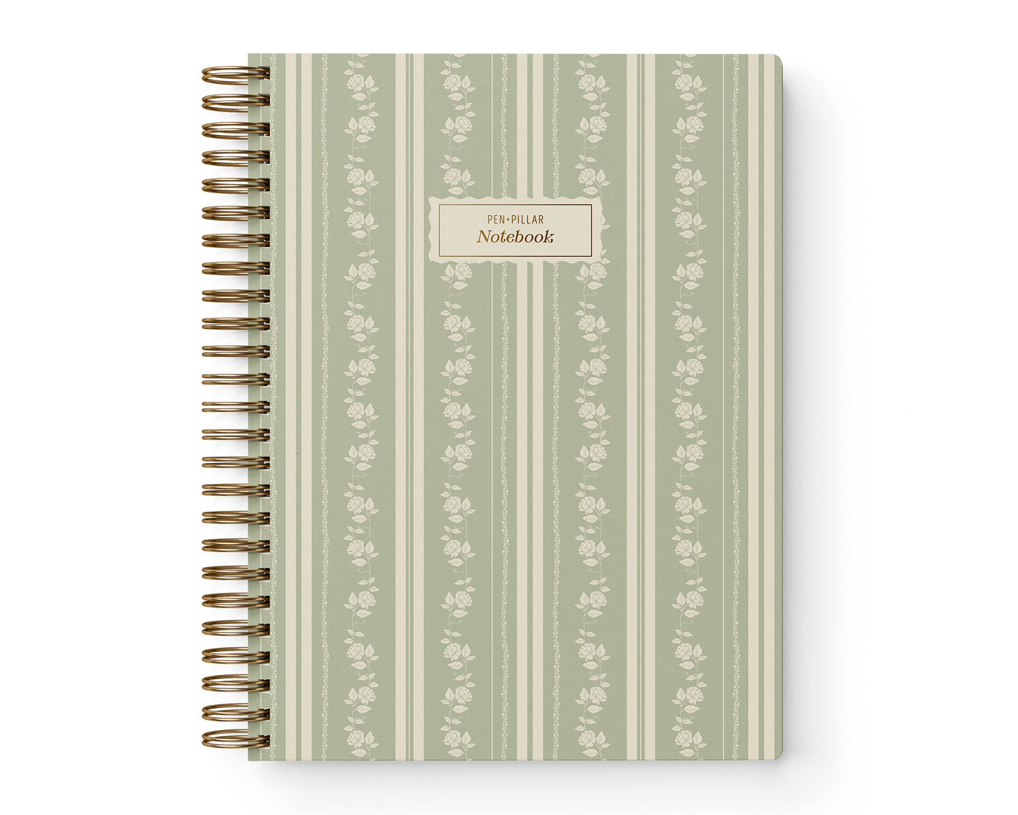 Roselle Stripe Notebook