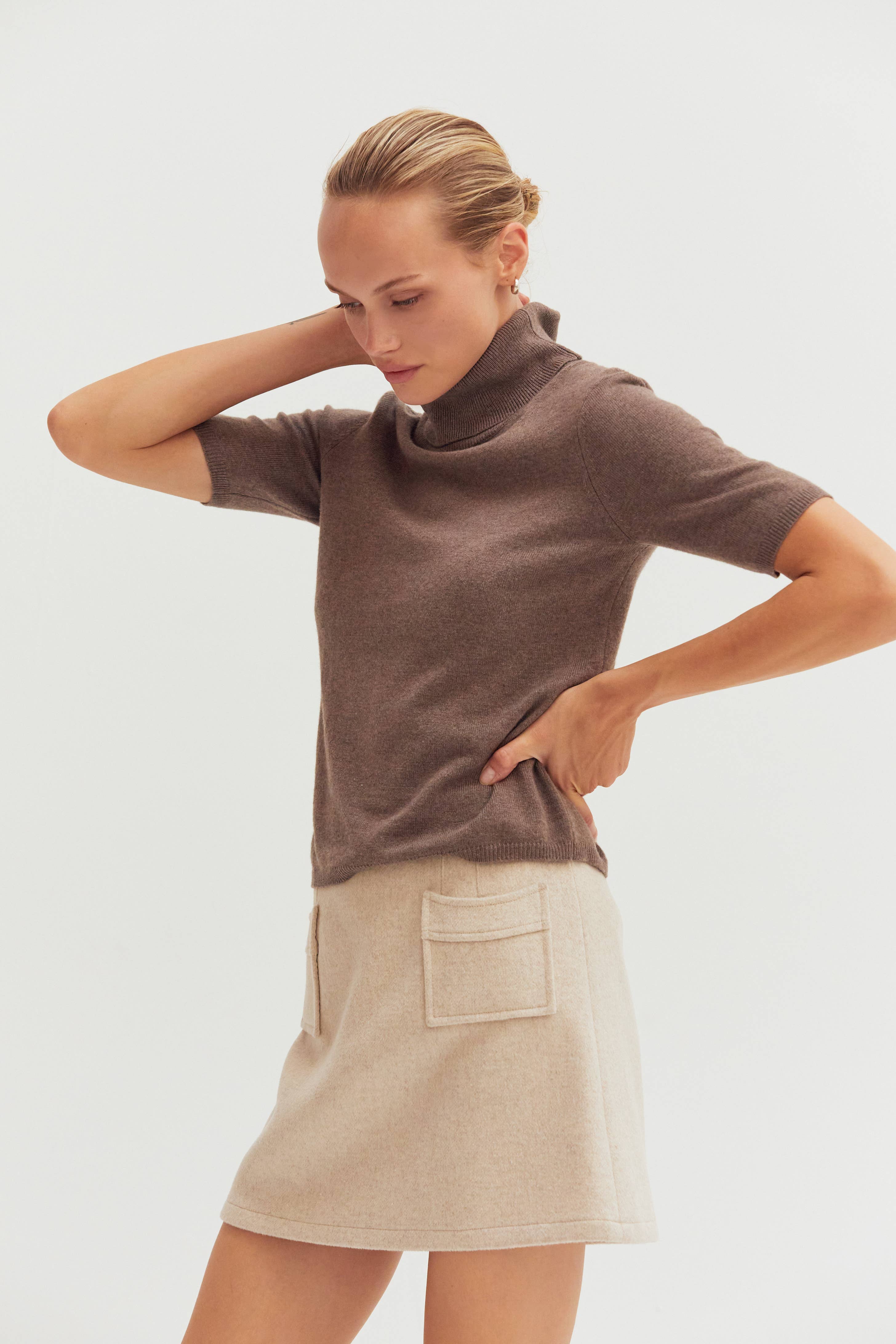 Elena Brown Turtleneck