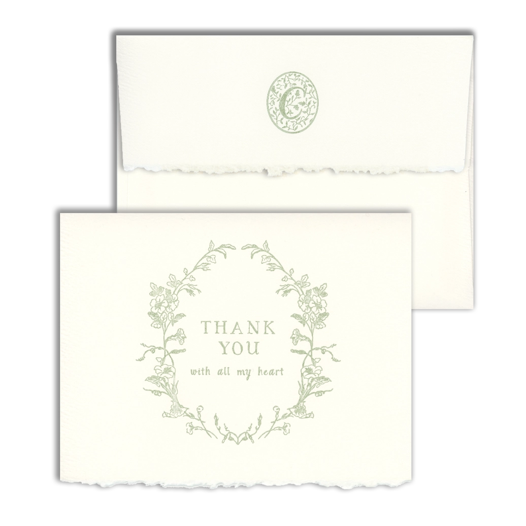 Thank You With All My Heart | Greeting Card