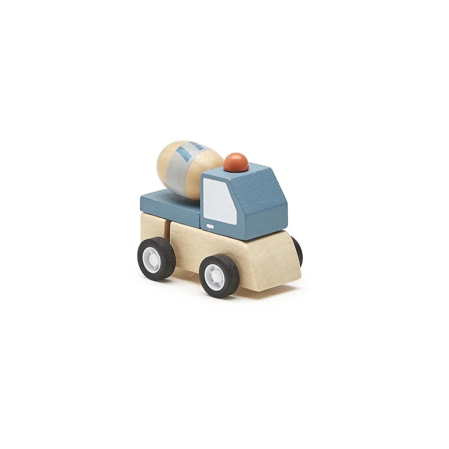 Construction Vehicle Wooden Wind-Up Truck