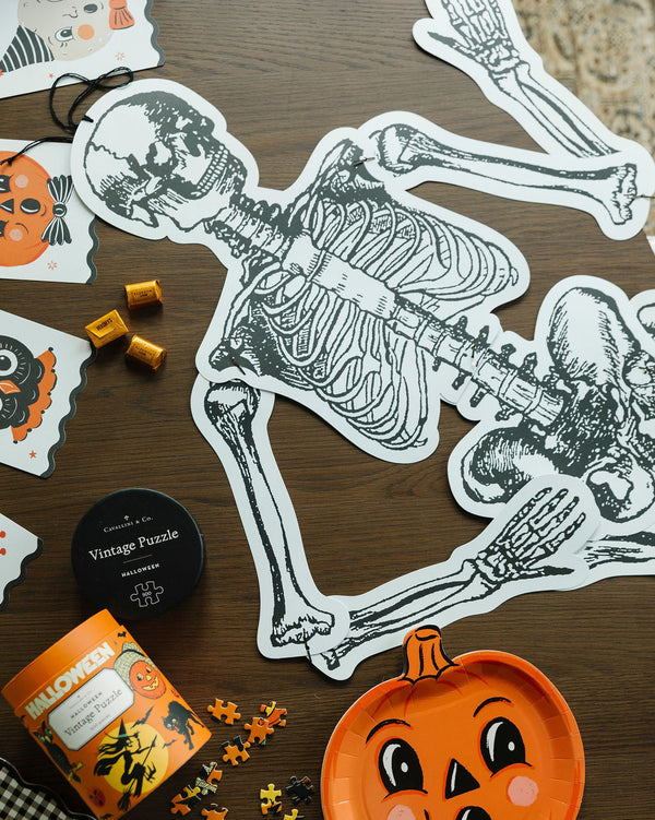 Dancing Paper Skeletons