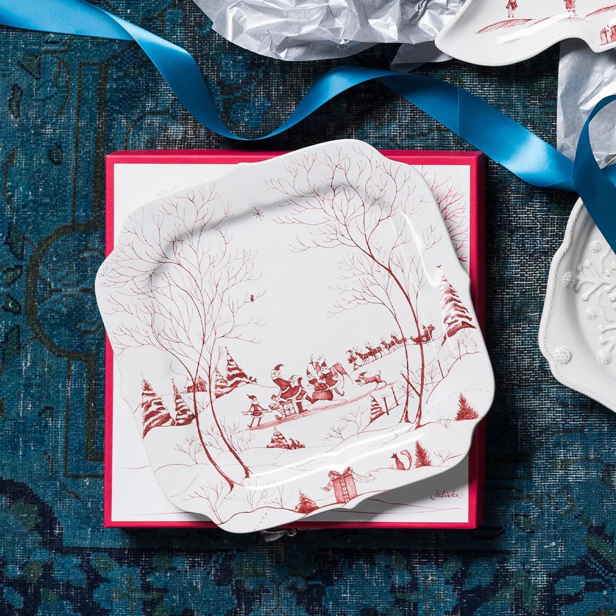 Country Estate Winter Frolic Cookie Tray