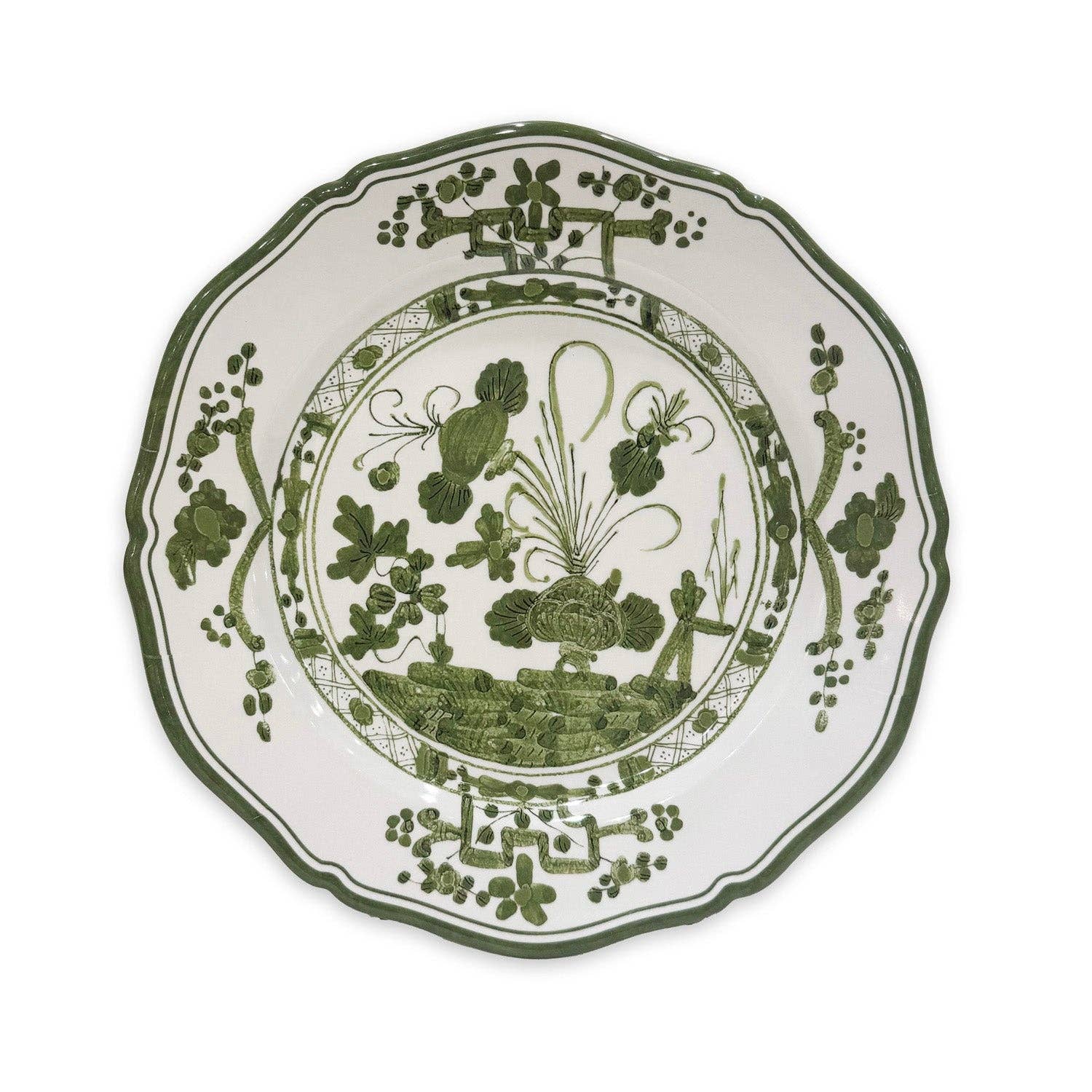 Faenza Green Dinner Plate