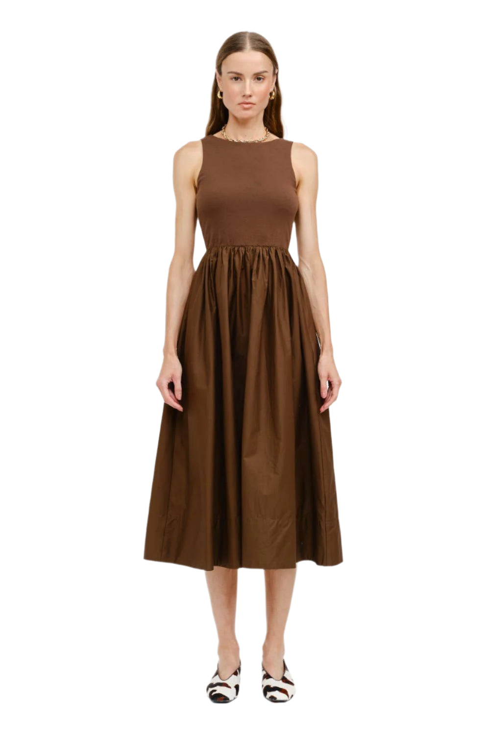 Lyon Brown Dress