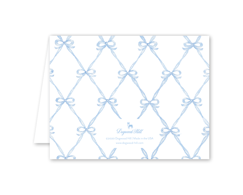 Rattle and Bow Blue