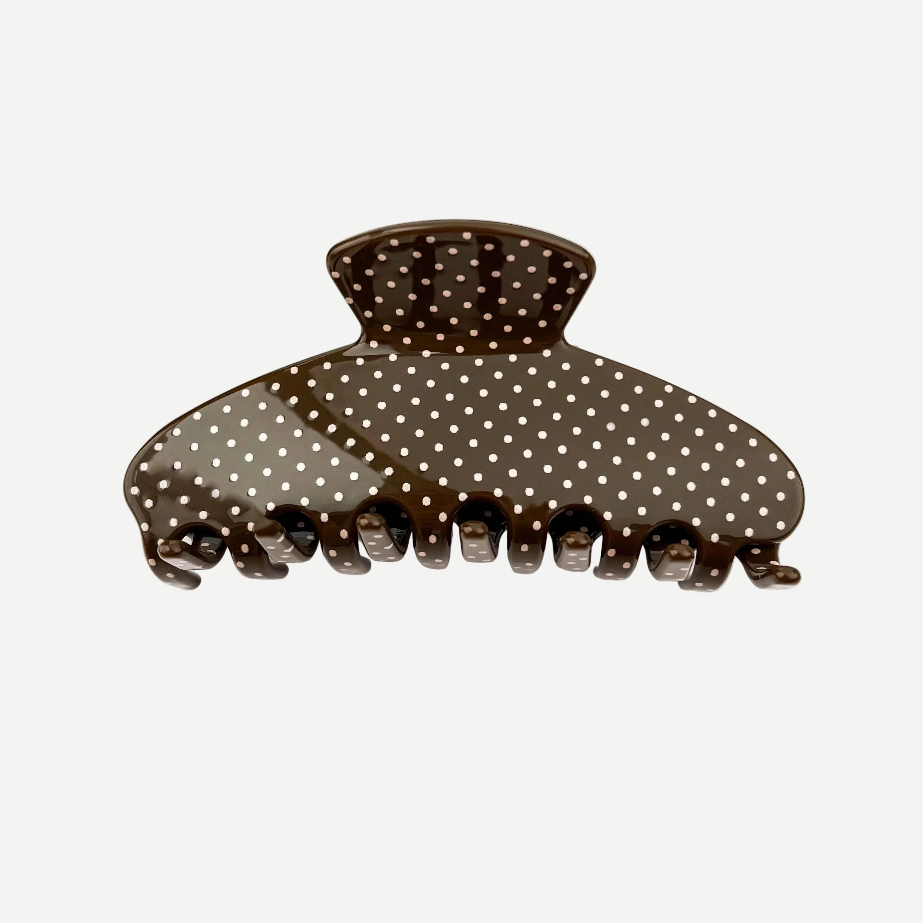 Polka Dot Hair Claw Clip