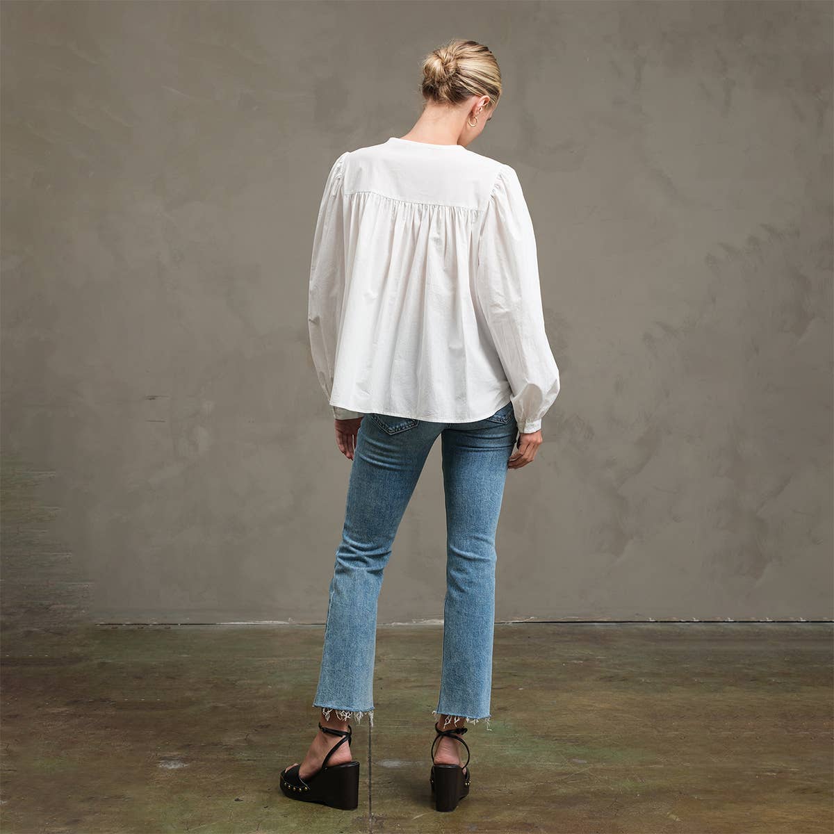 Classic Pintuck Blouse