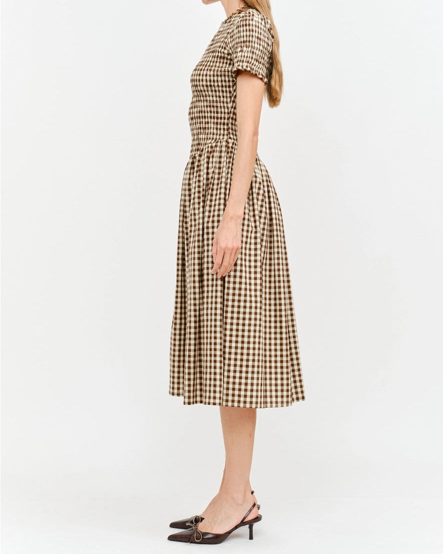 Scottie Smocked Midi Dress