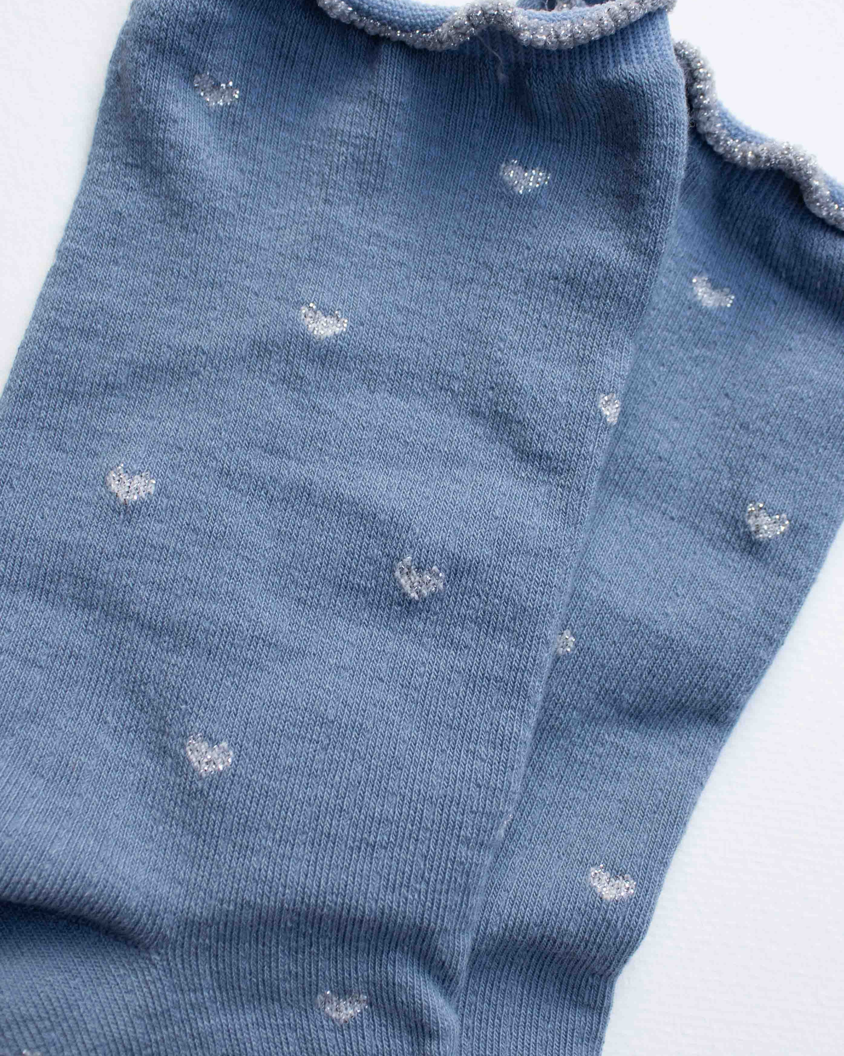 Mini Heart Ruffle Socks