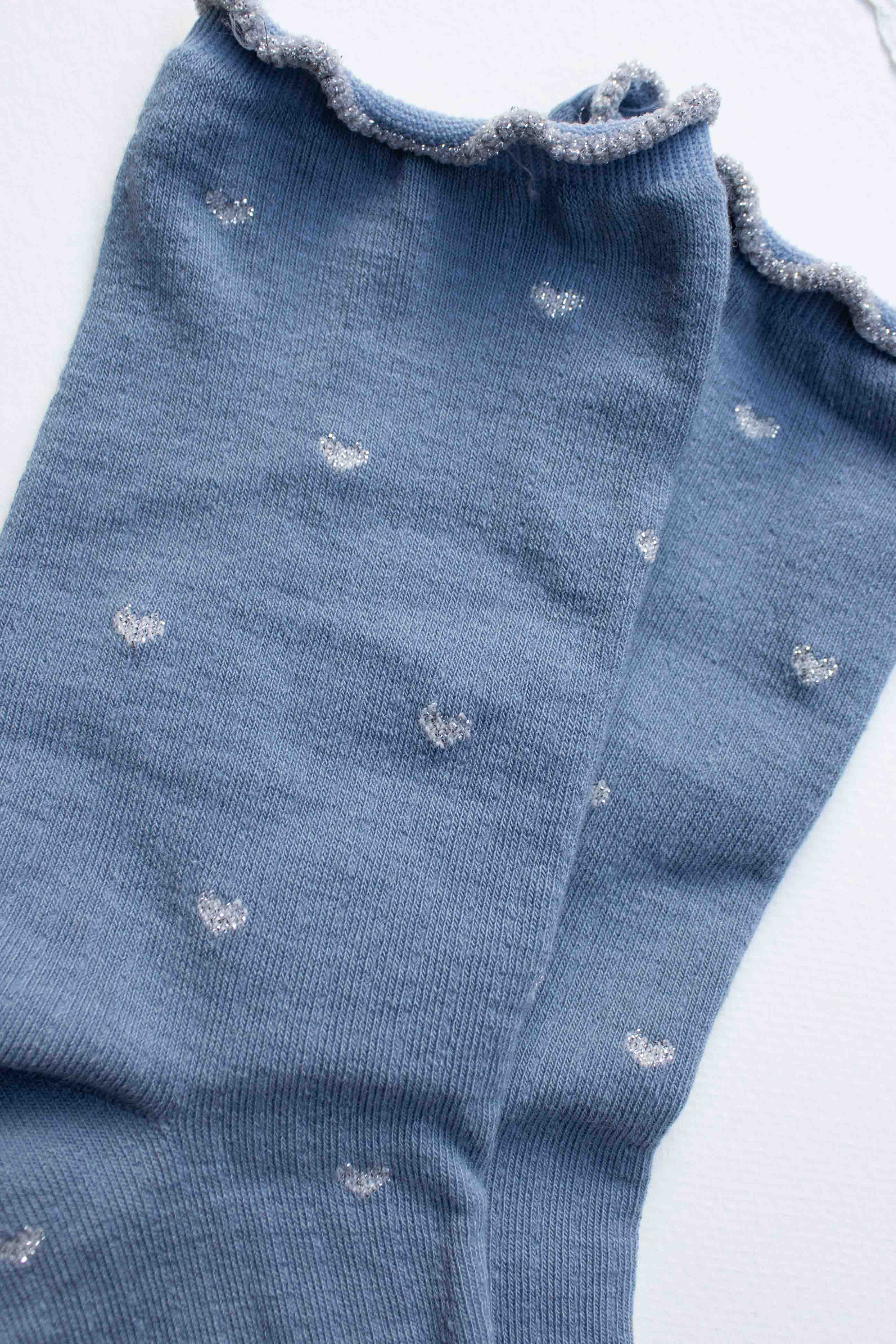 Mini Heart Ruffle Socks