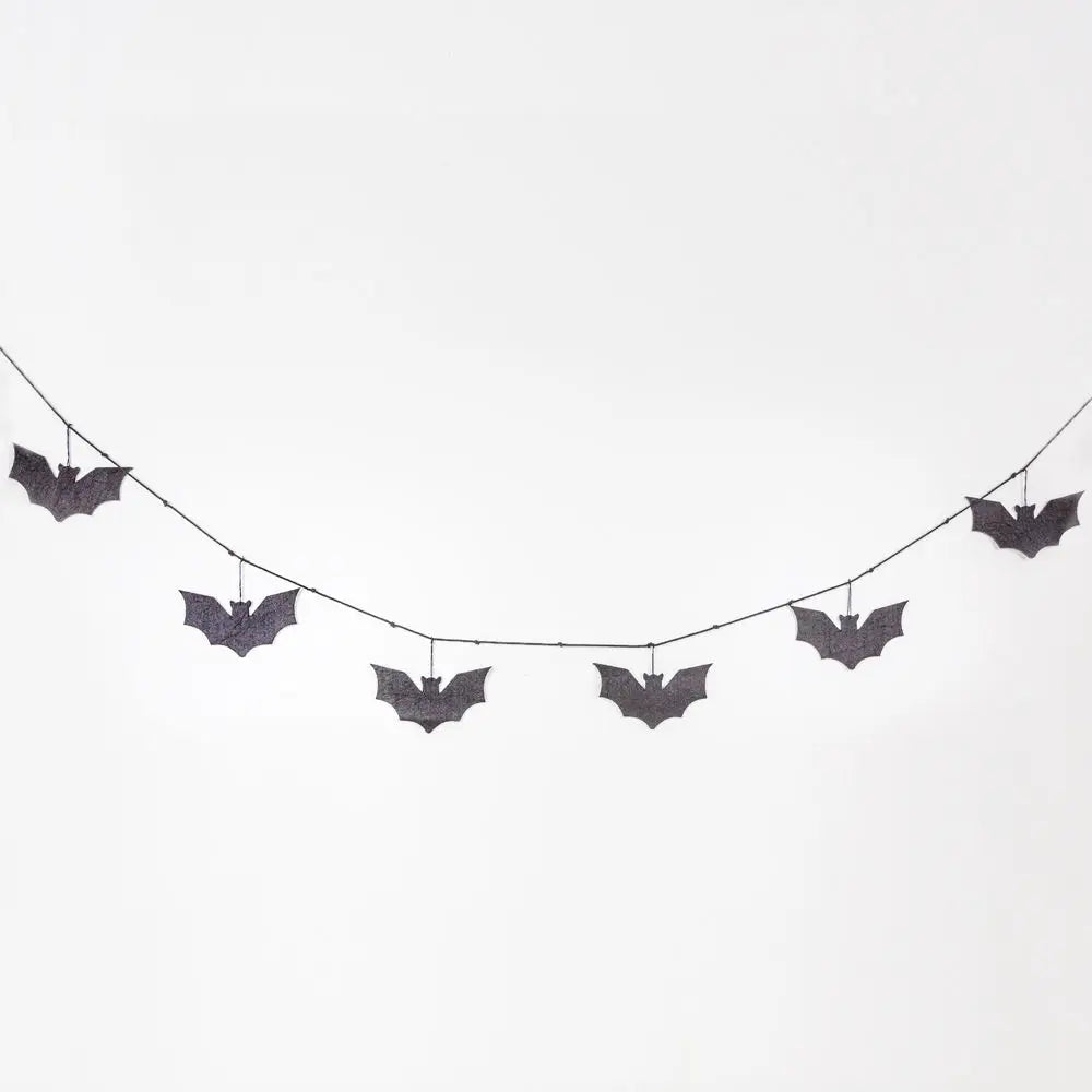 65" Garland (Bats) Halloween Decor