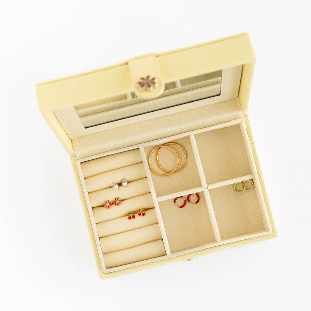Butter Yellow Jewelry Box