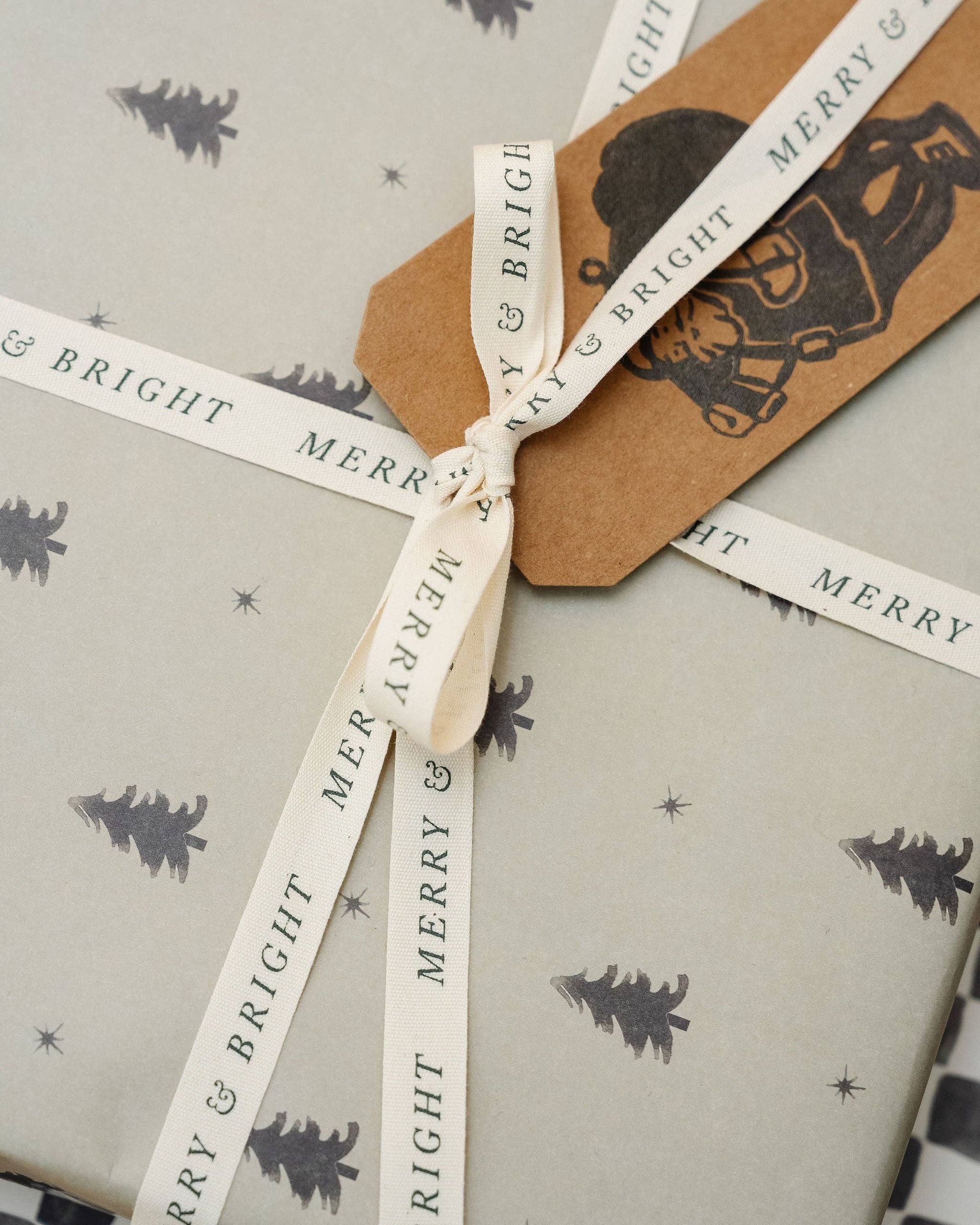 Merry & Bright Cotton Ribbon
