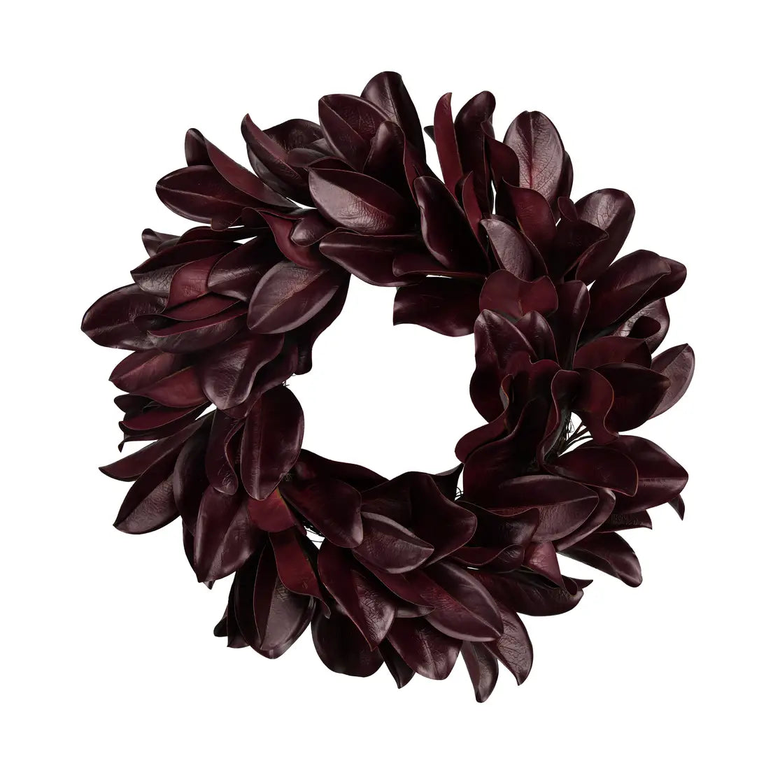 Haven Burgundy Magnolia Wreath