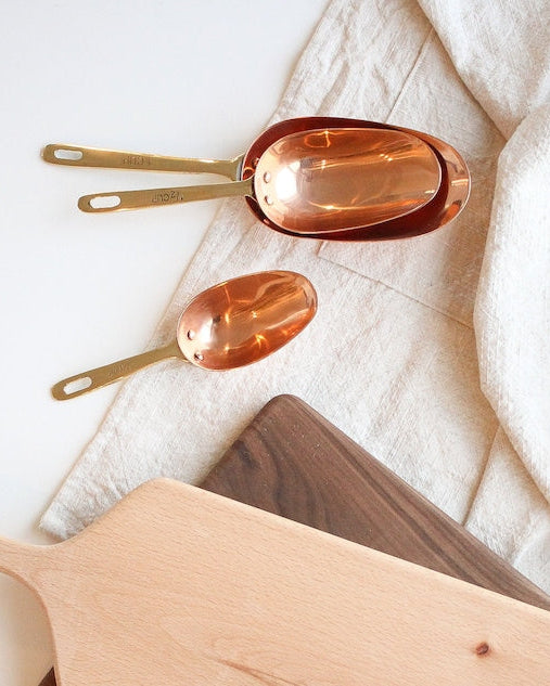 Copper Measuring Scoops