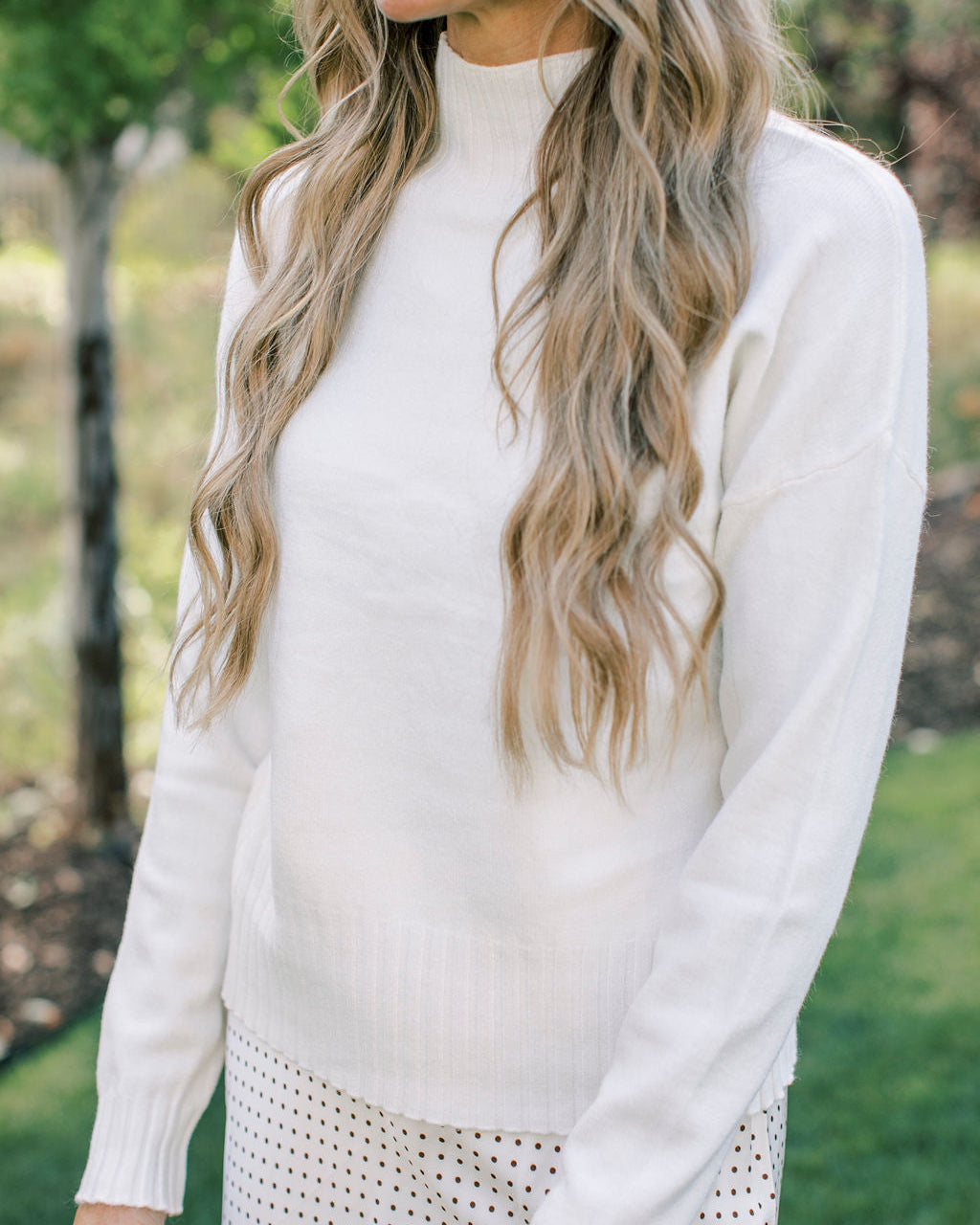 Georgia Mockneck Knit Top