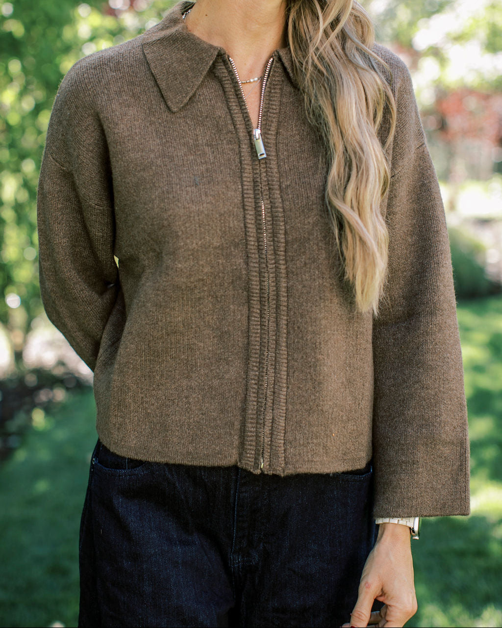 Marmee Zip-Up Sweater