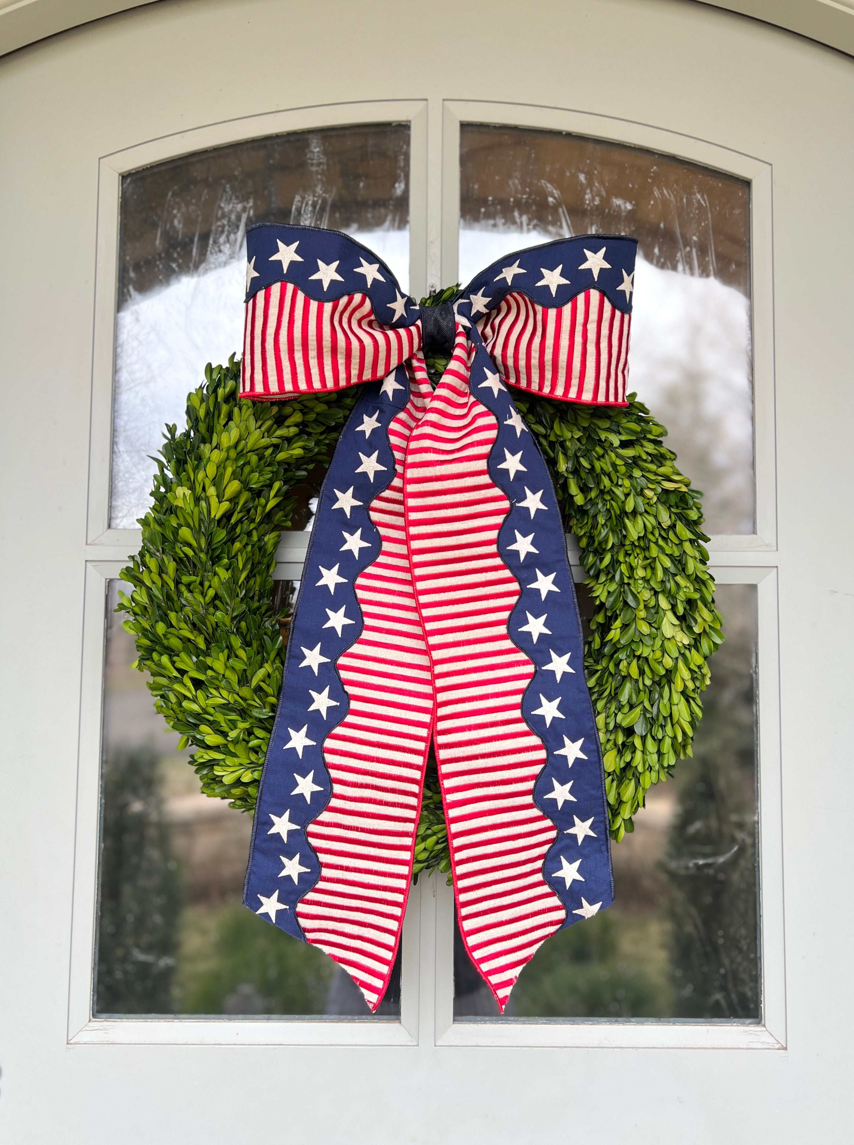 Haven Americana Wreath Bow