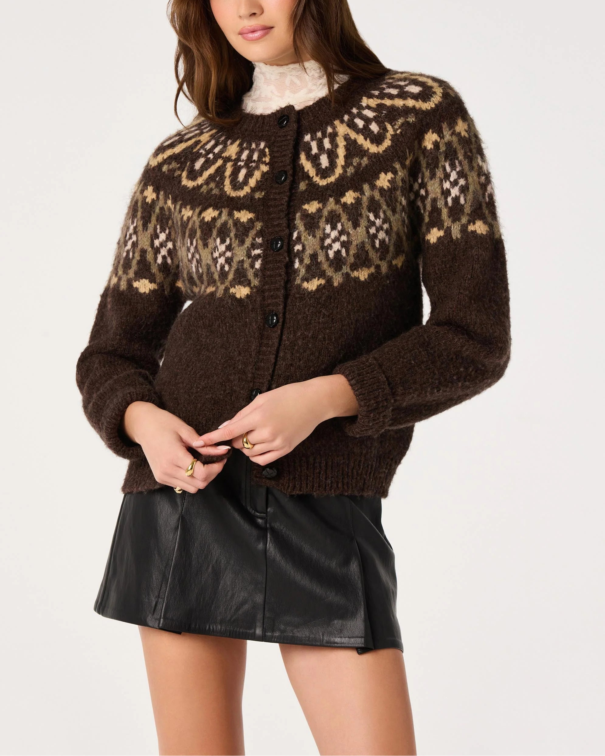 Irene Fair Isle Cardigan