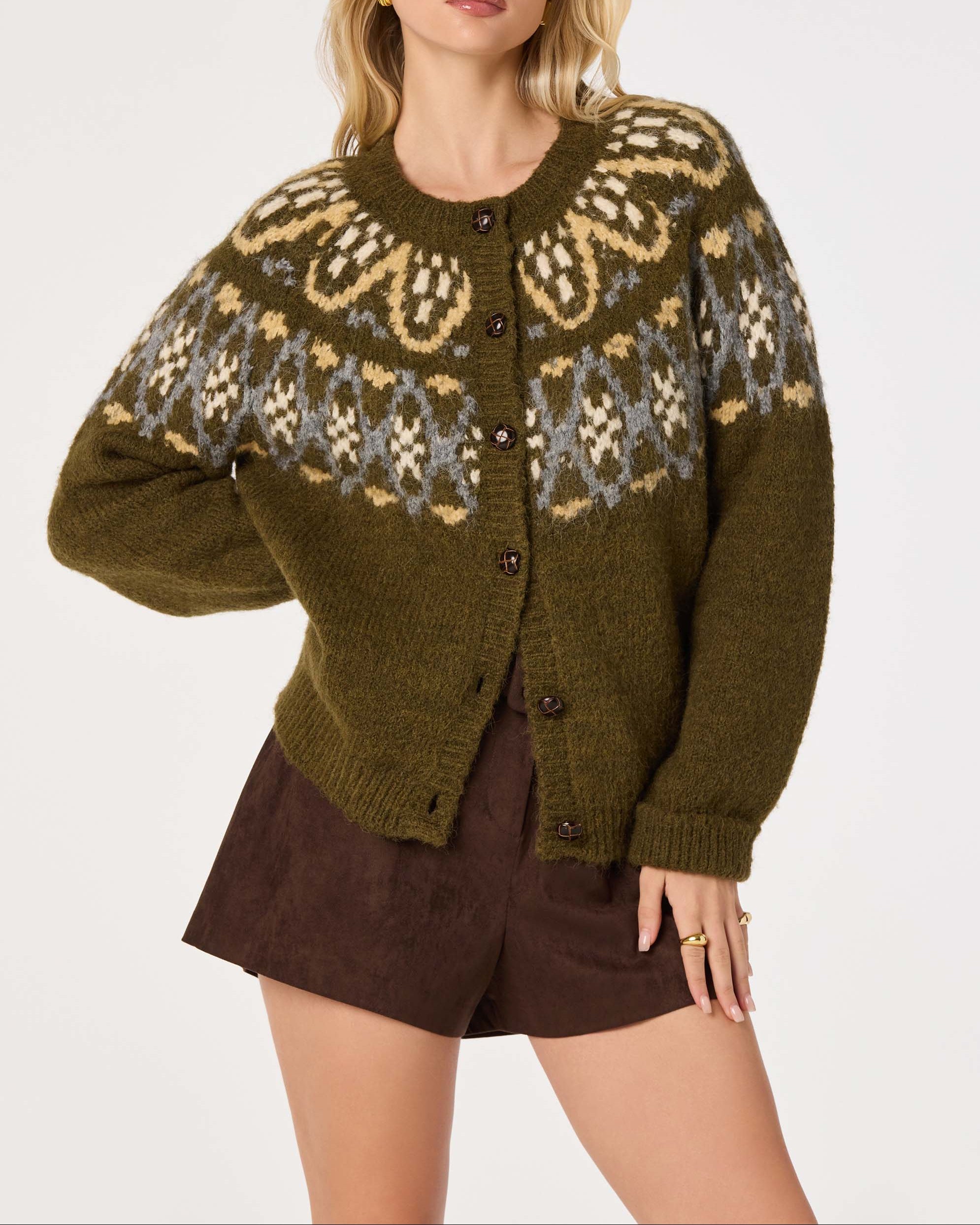 Irene Fair Isle Cardigan
