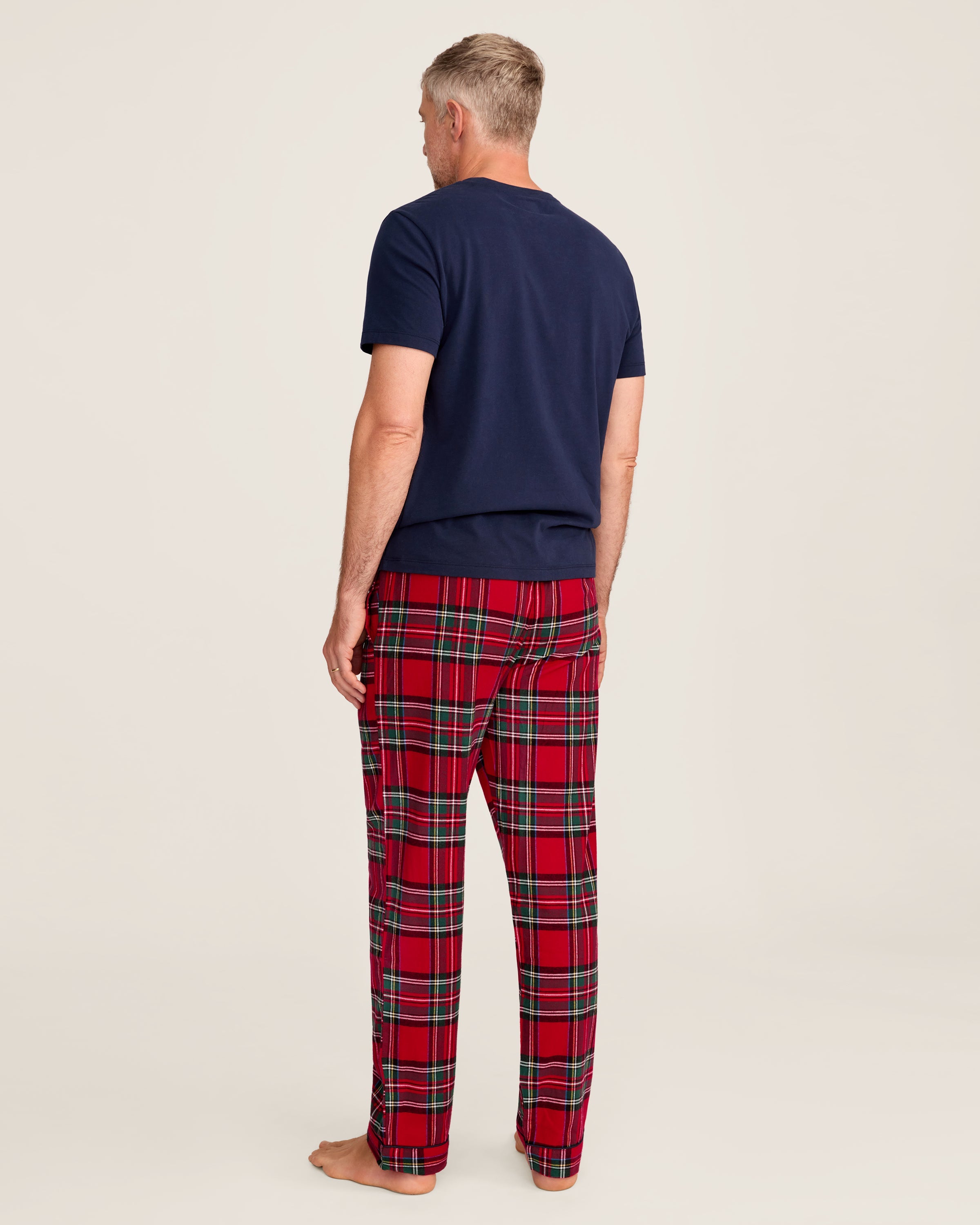 Men's Brushed Twill Pajama Pant in Imperial Tartan