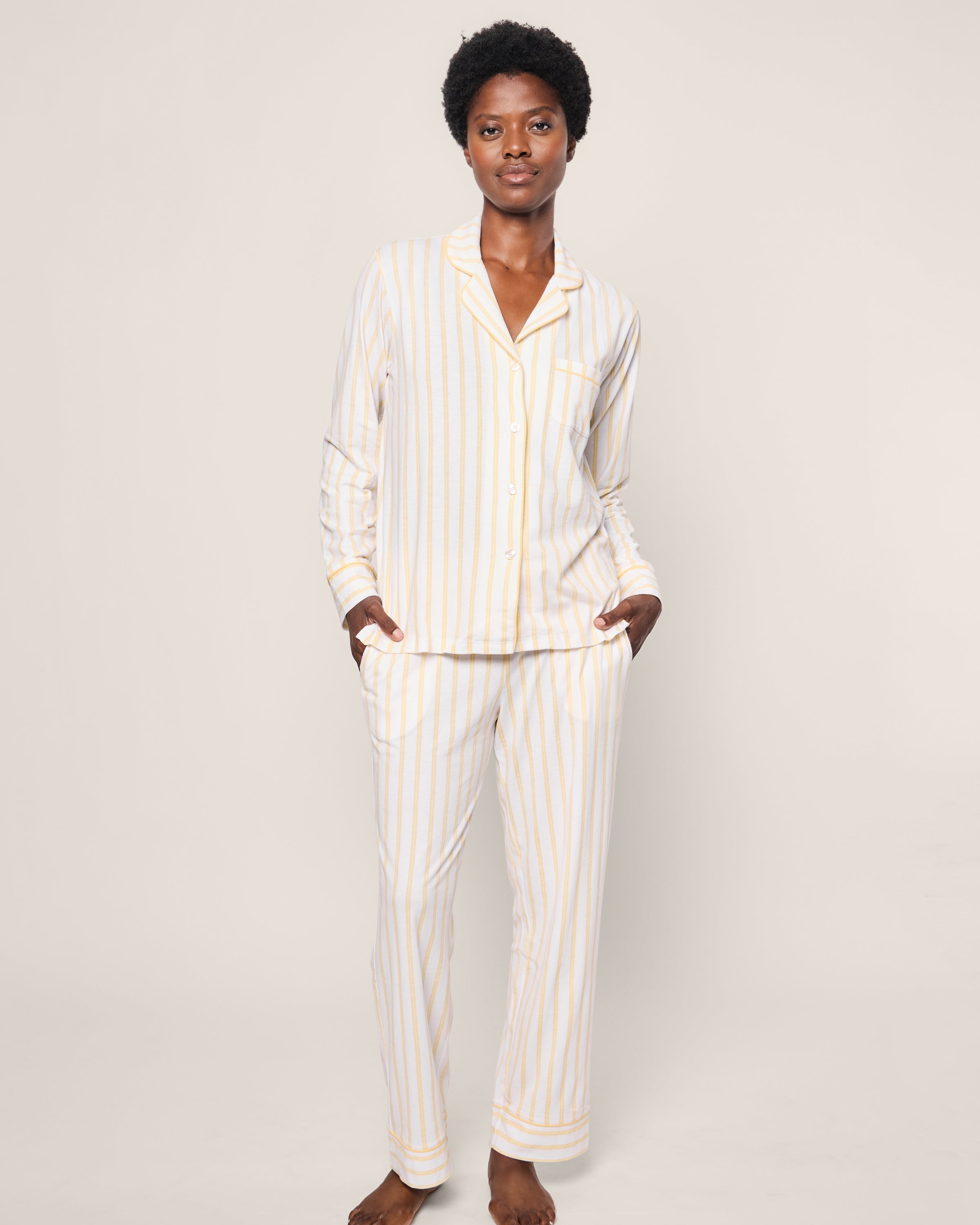 Women's Pima Pajama in Sunny Stripe