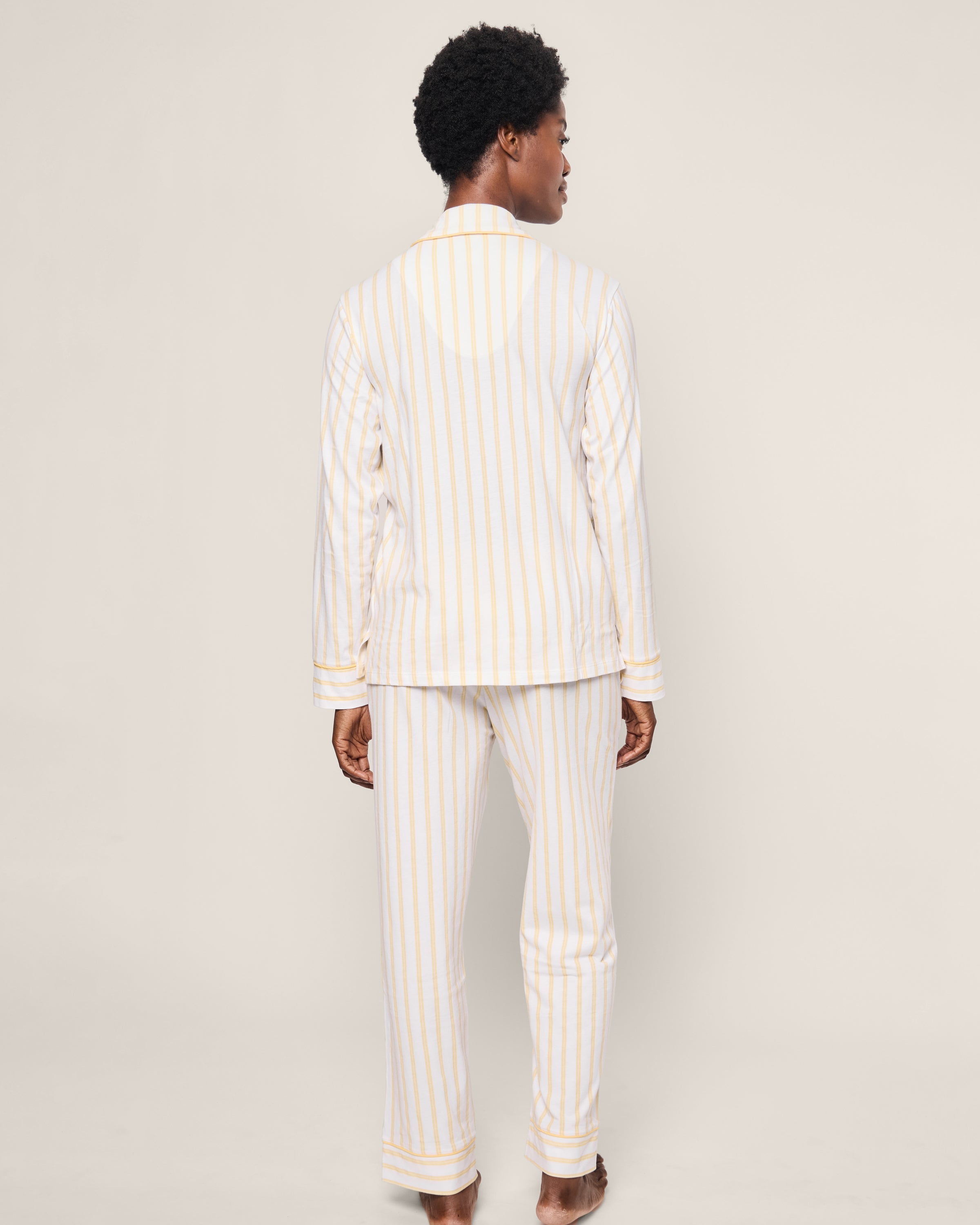 Women's Pima Pajama in Sunny Stripe