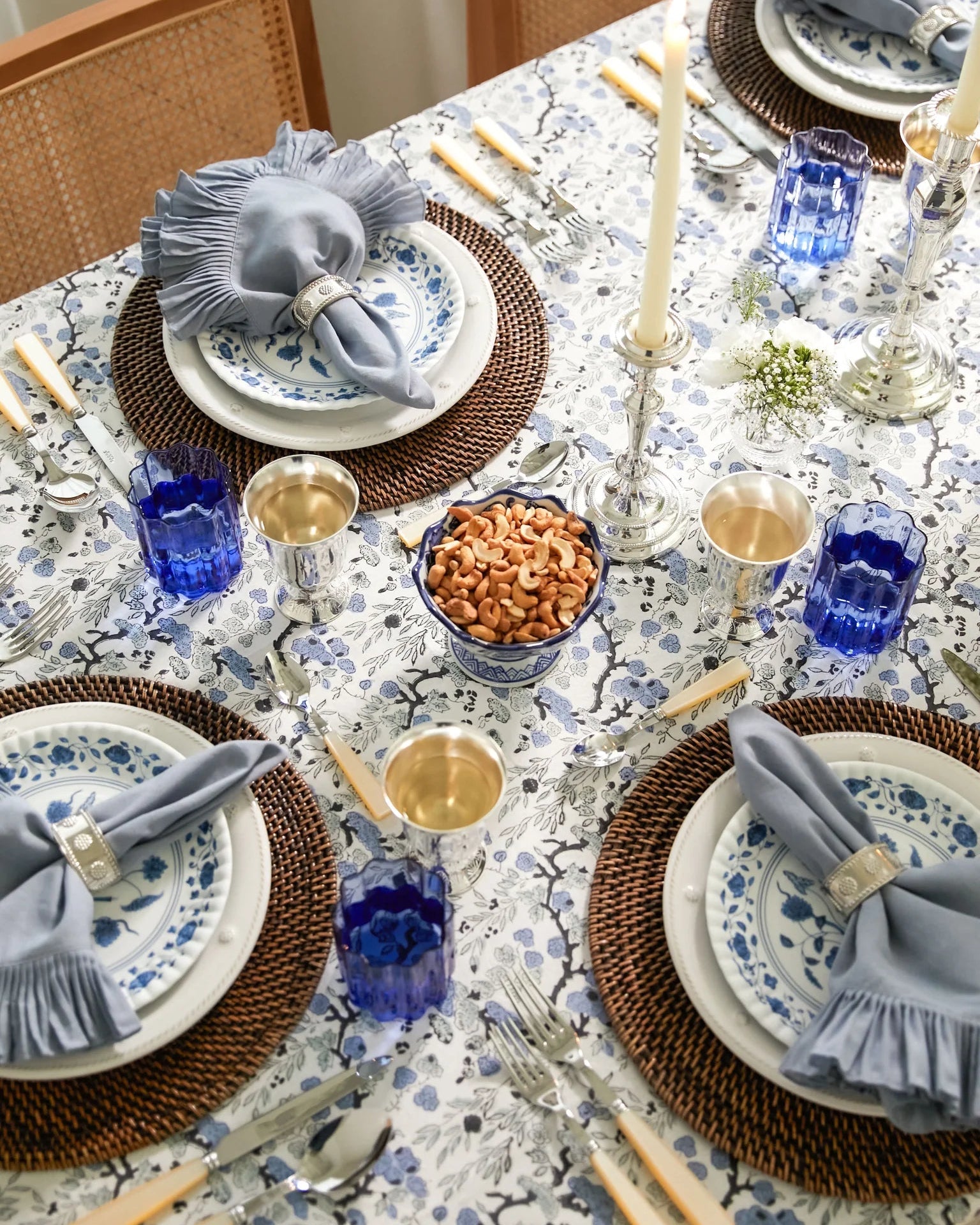Mademoiselle Napkin Set of 4 - Chambray