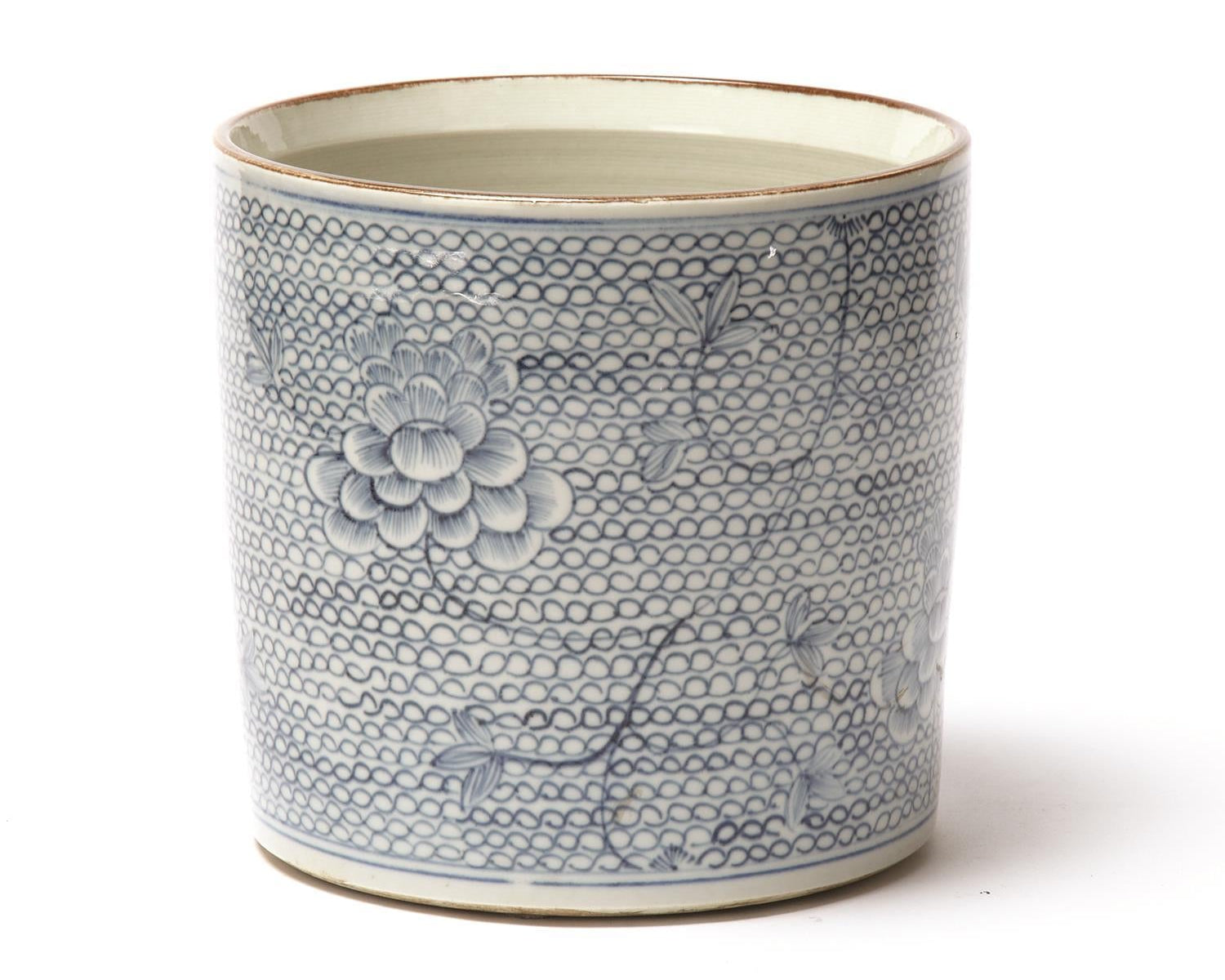 Blue & White Chrysanthemum Vase