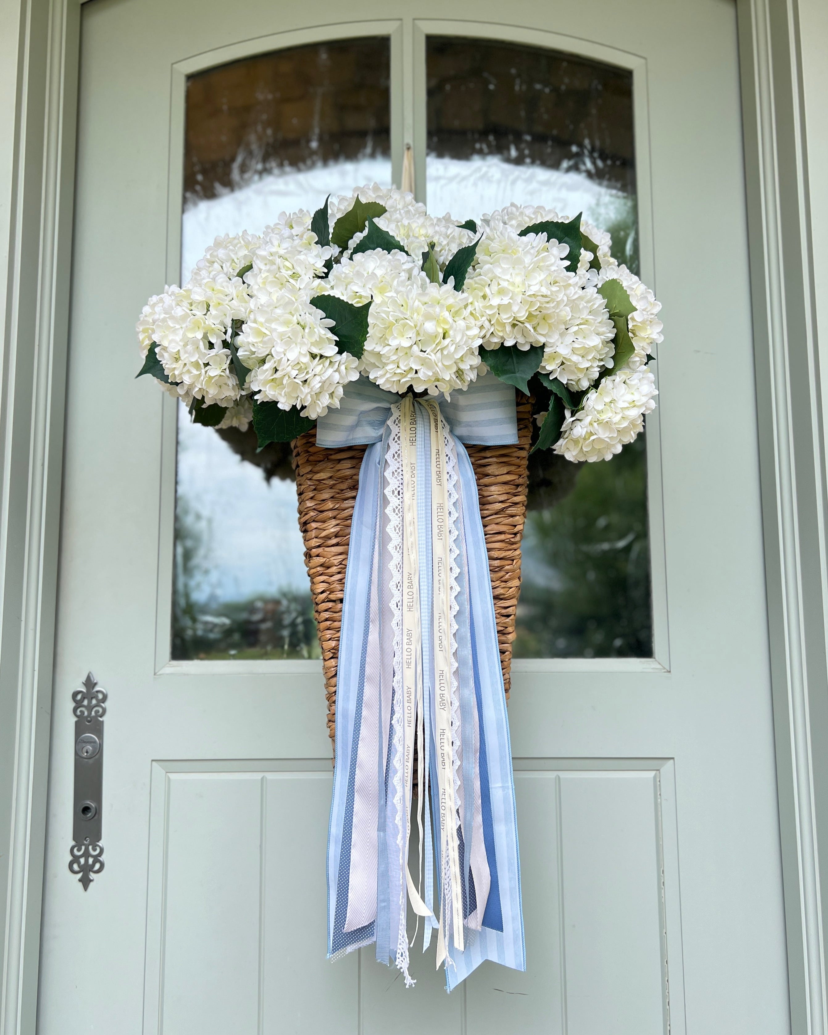 It's a Boy Wreath Ribbon