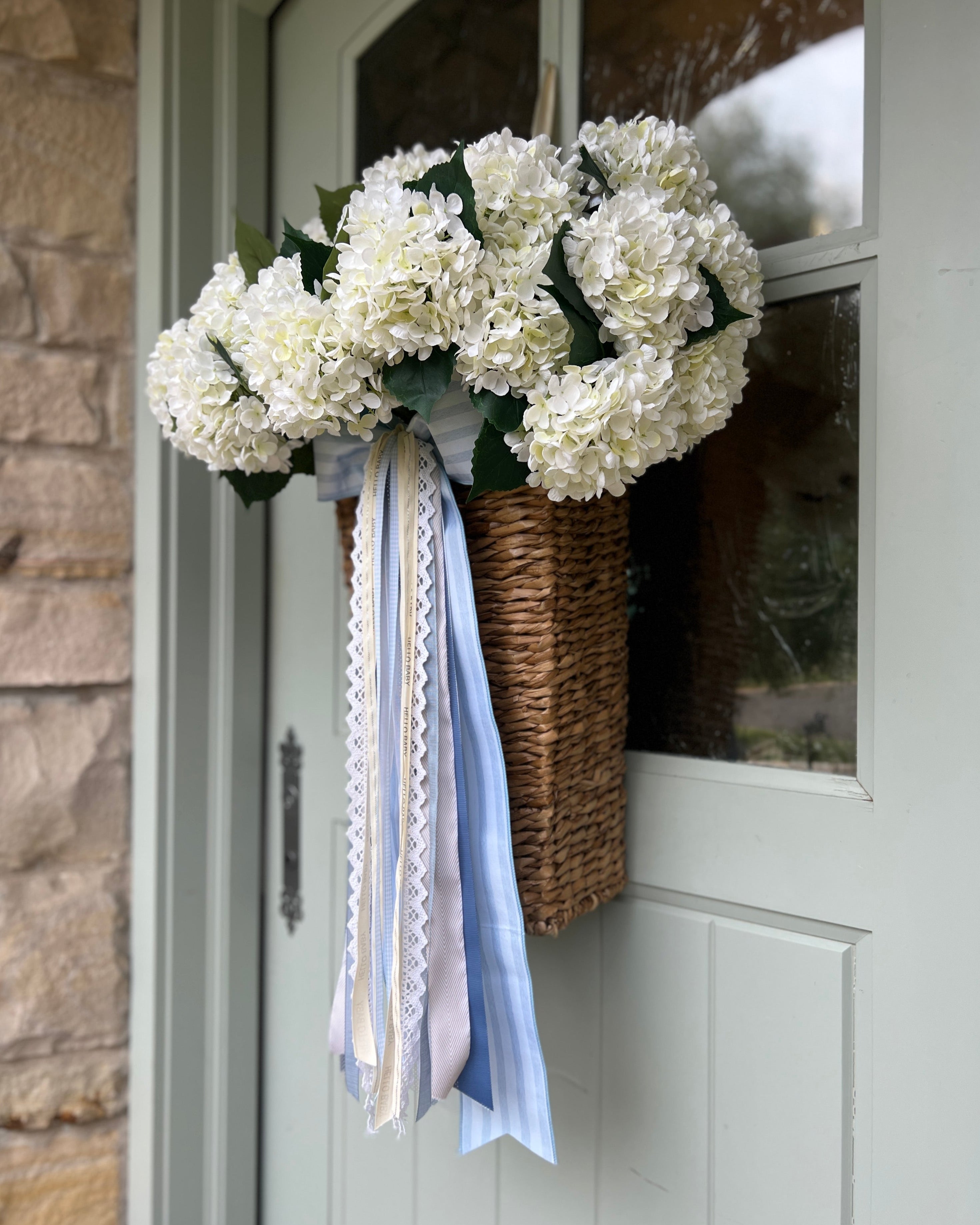It's a Boy Wreath Ribbon