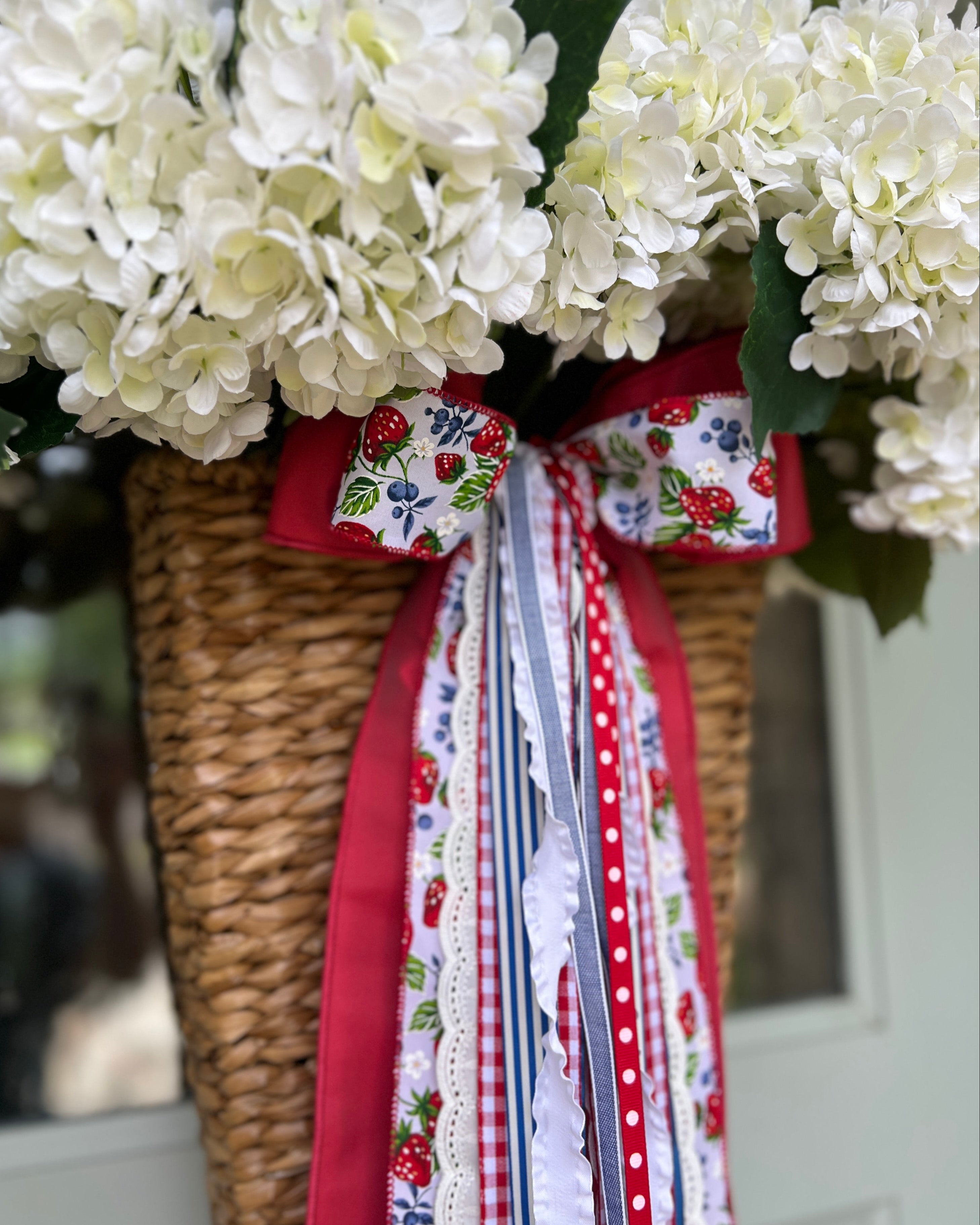 Berry Basket Wreath Ribbon
