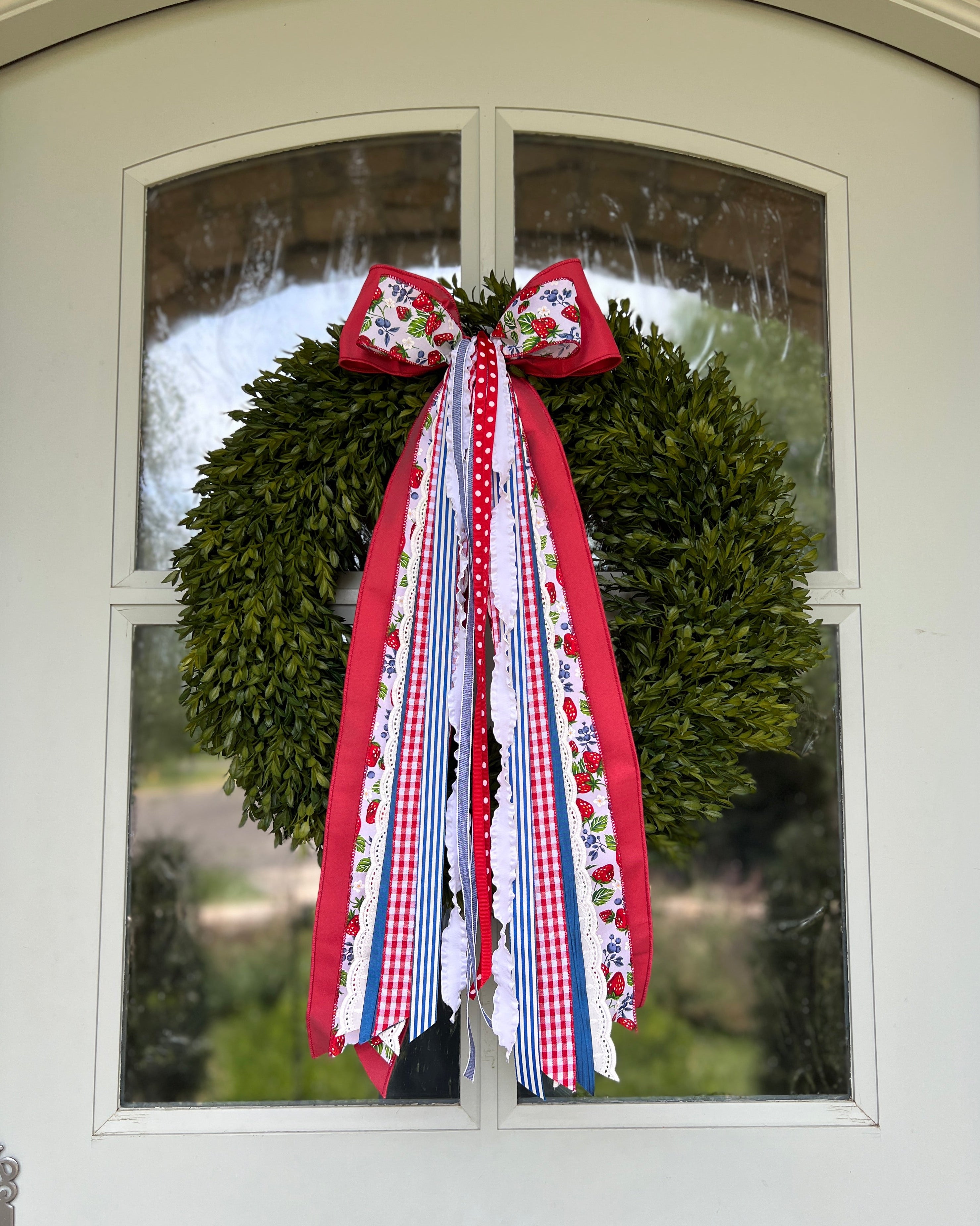 Berry Basket Wreath Ribbon