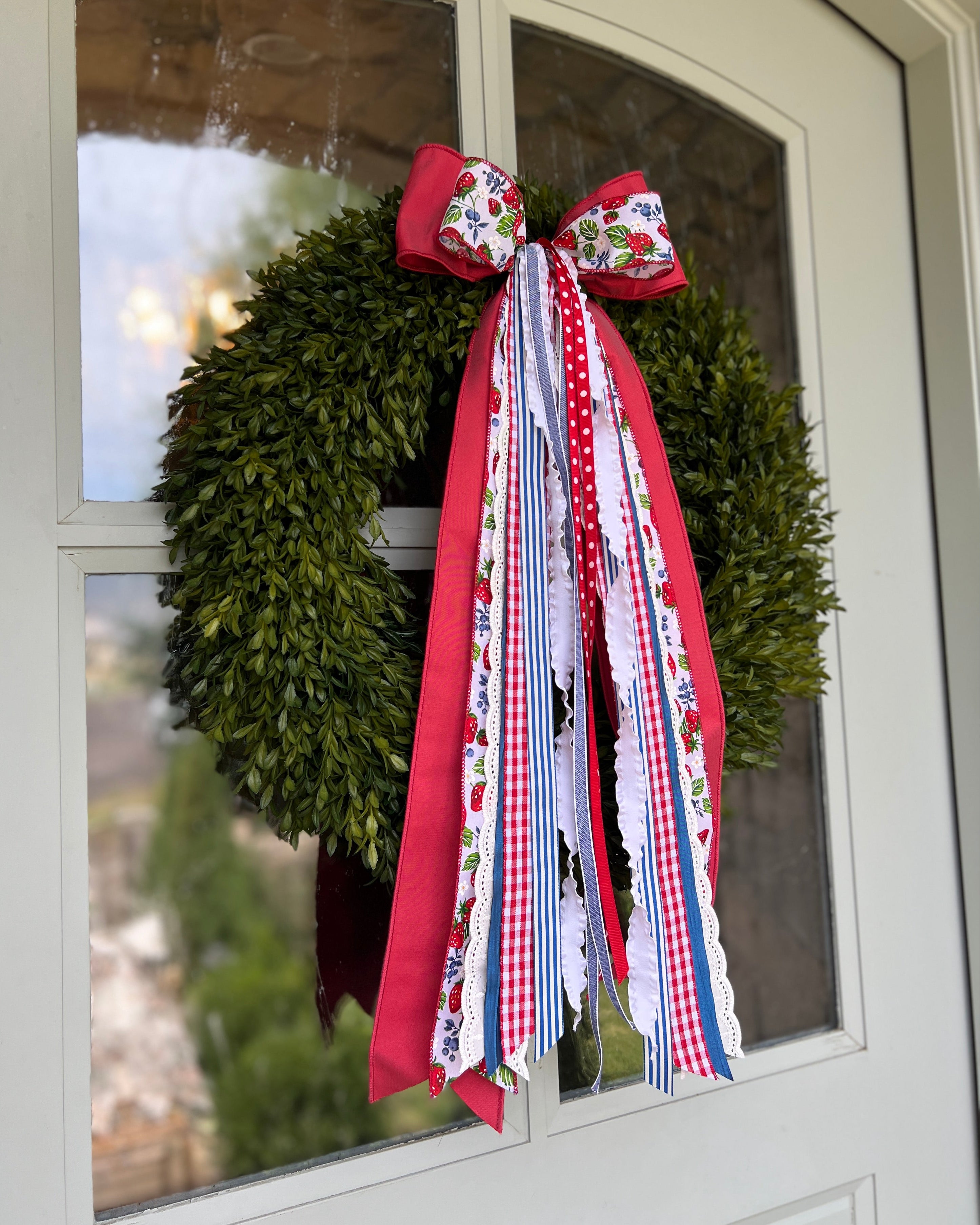 Berry Basket Wreath Ribbon