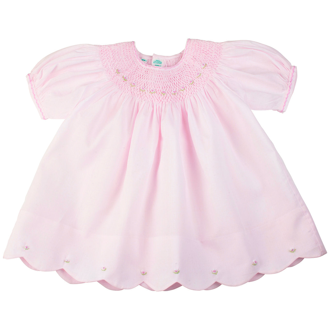 Smocked Dress and Panty - Pink