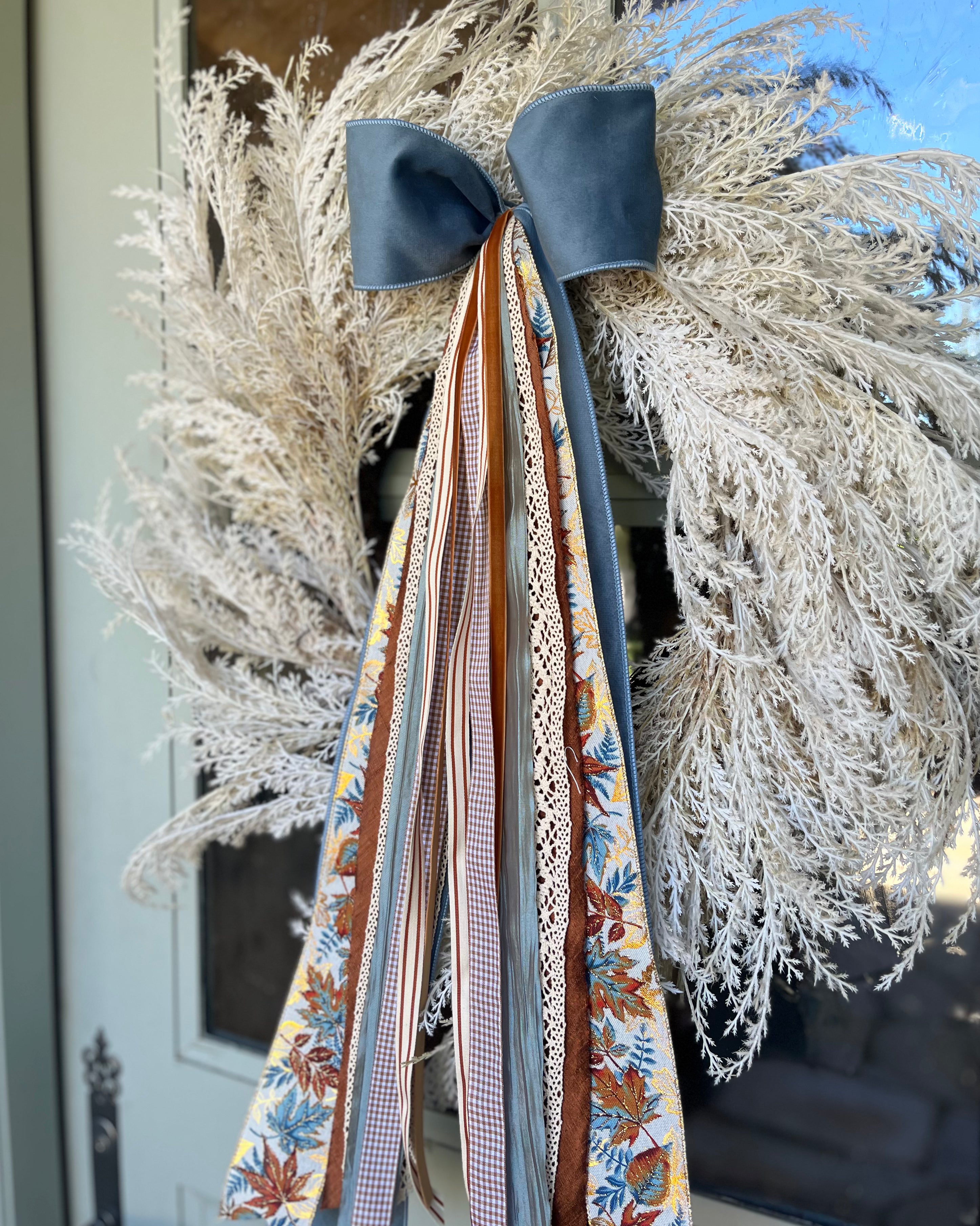 Autumn Sky Wreath Ribbon