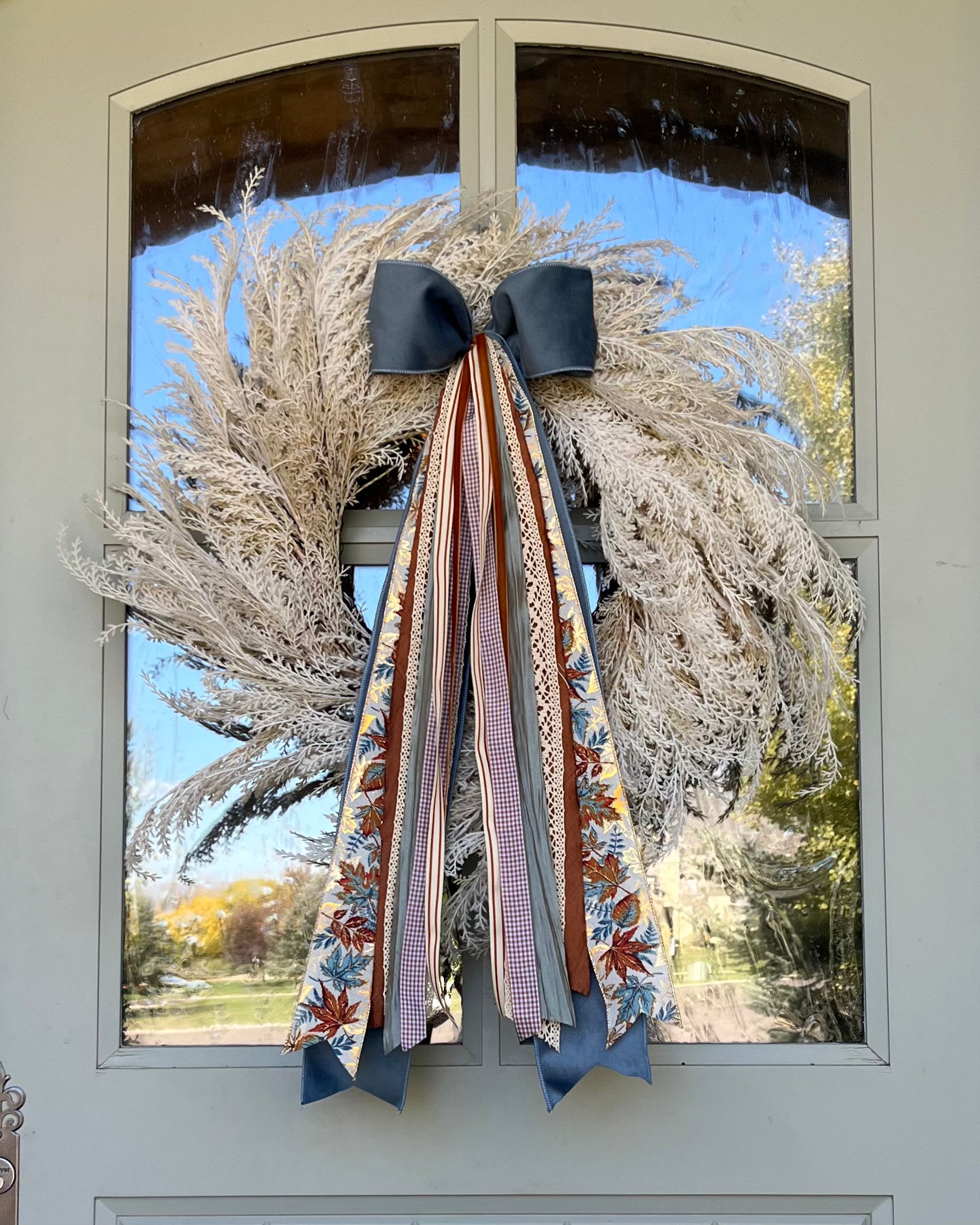 Autumn Sky Wreath Ribbon