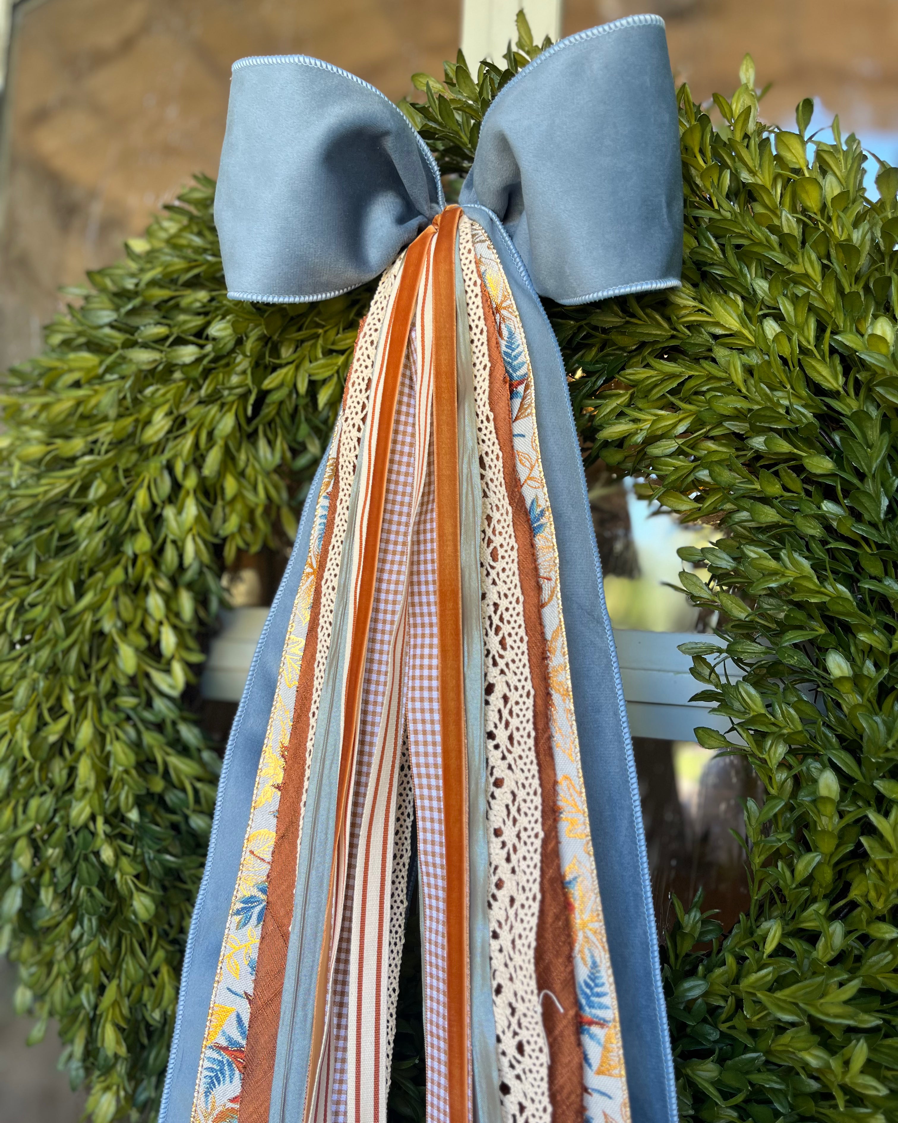 Autumn Sky Wreath Ribbon