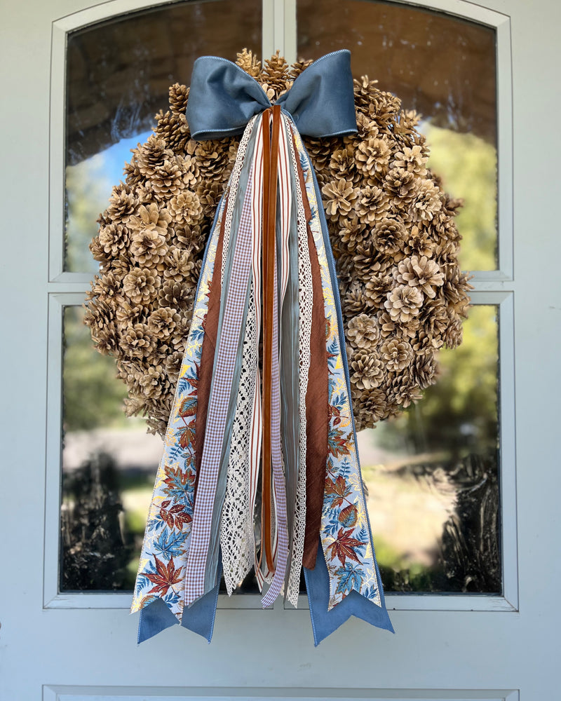 Autumn Sky Wreath Ribbon
