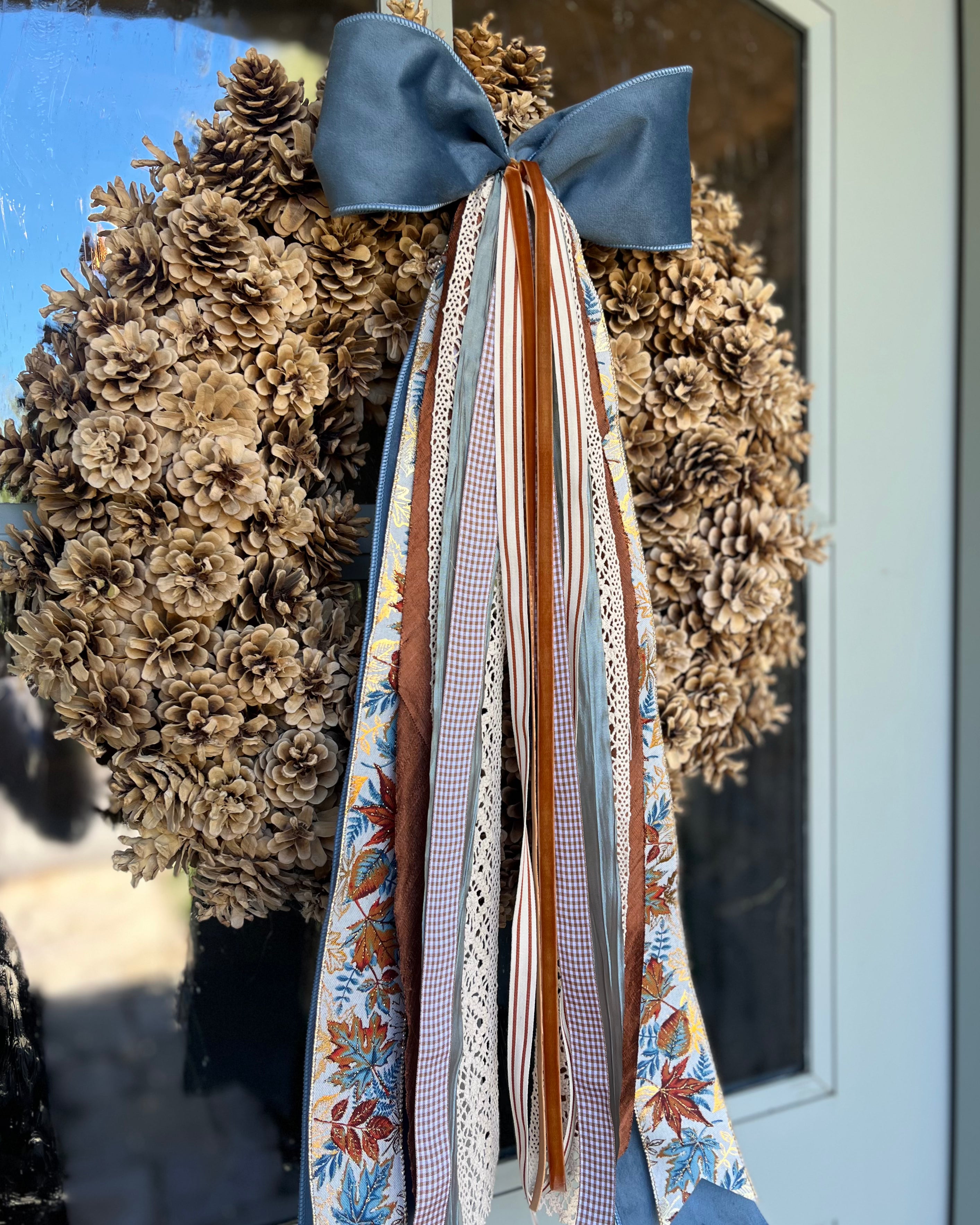 Autumn Sky Wreath Ribbon