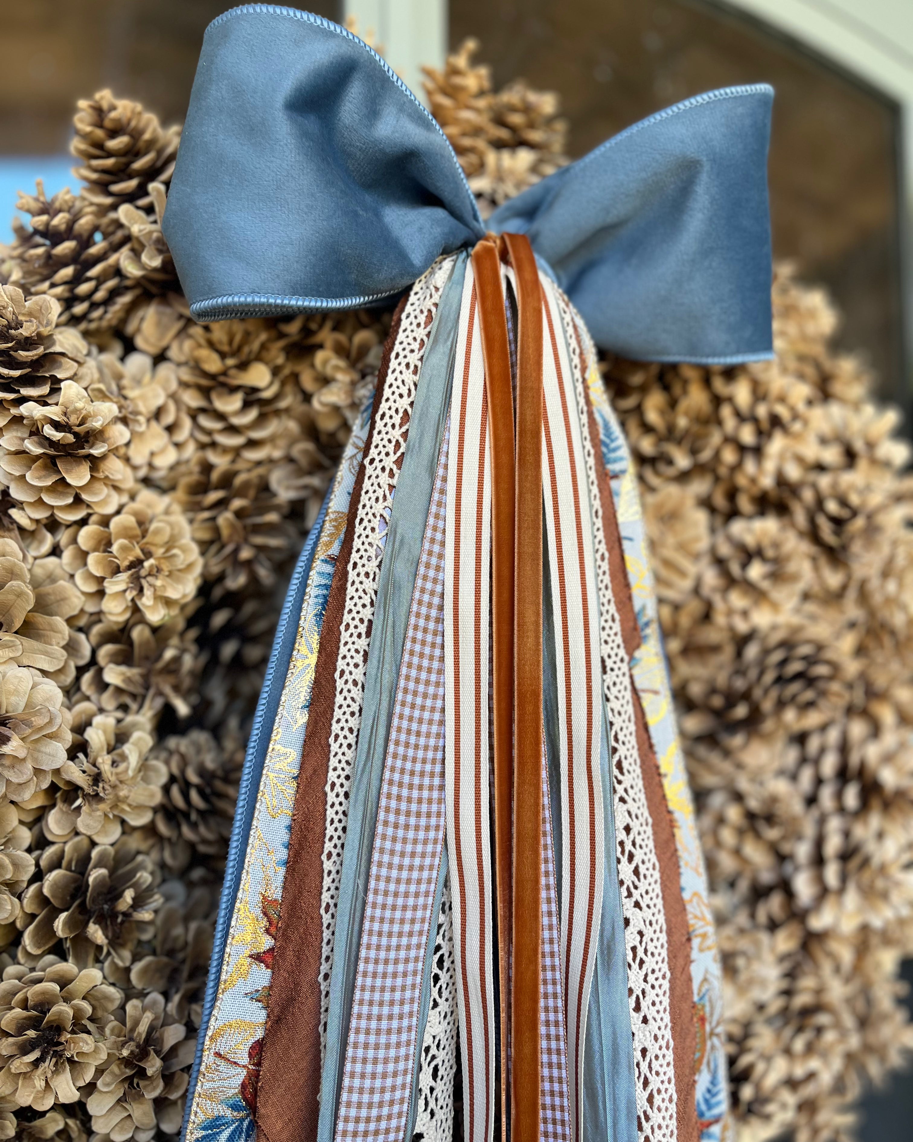 Autumn Sky Wreath Ribbon