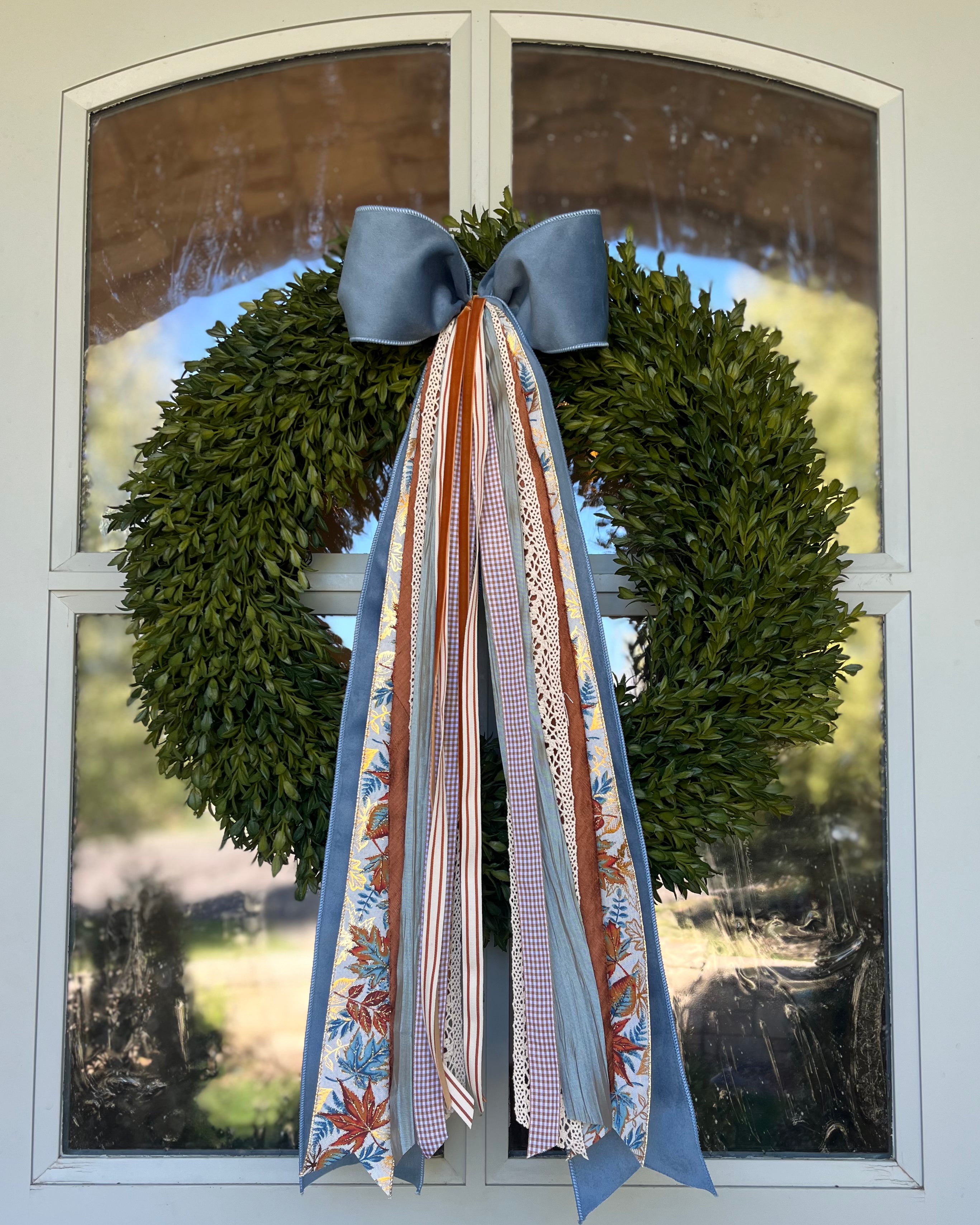 Autumn Sky Wreath Ribbon