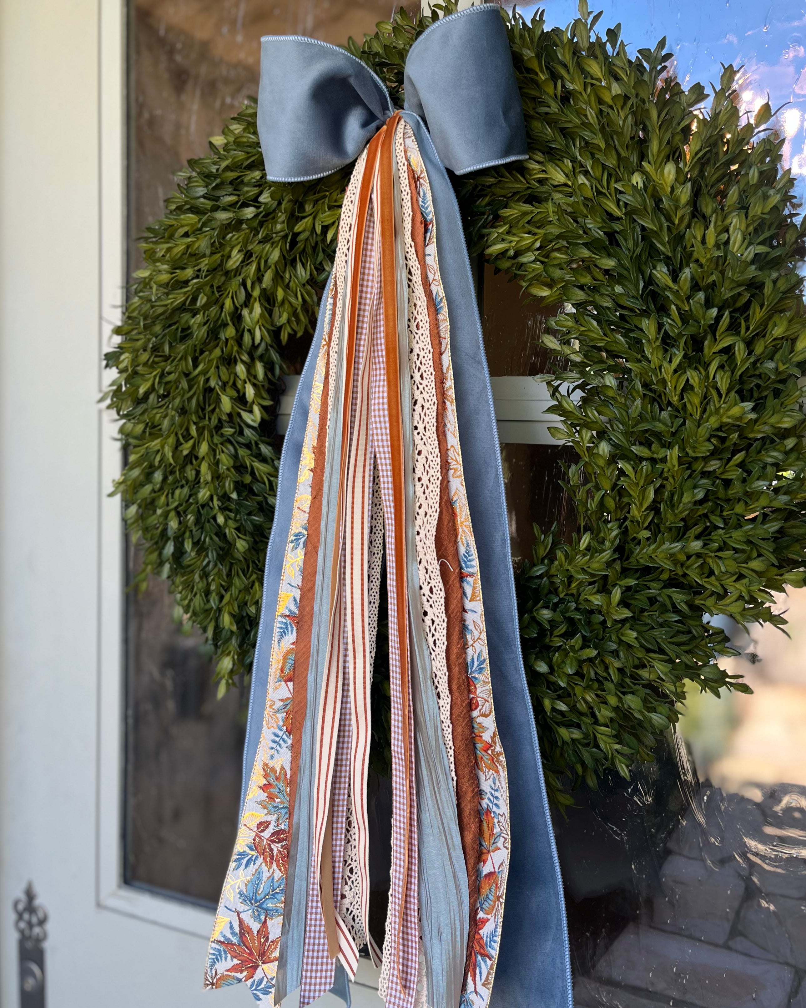 Autumn Sky Wreath Ribbon