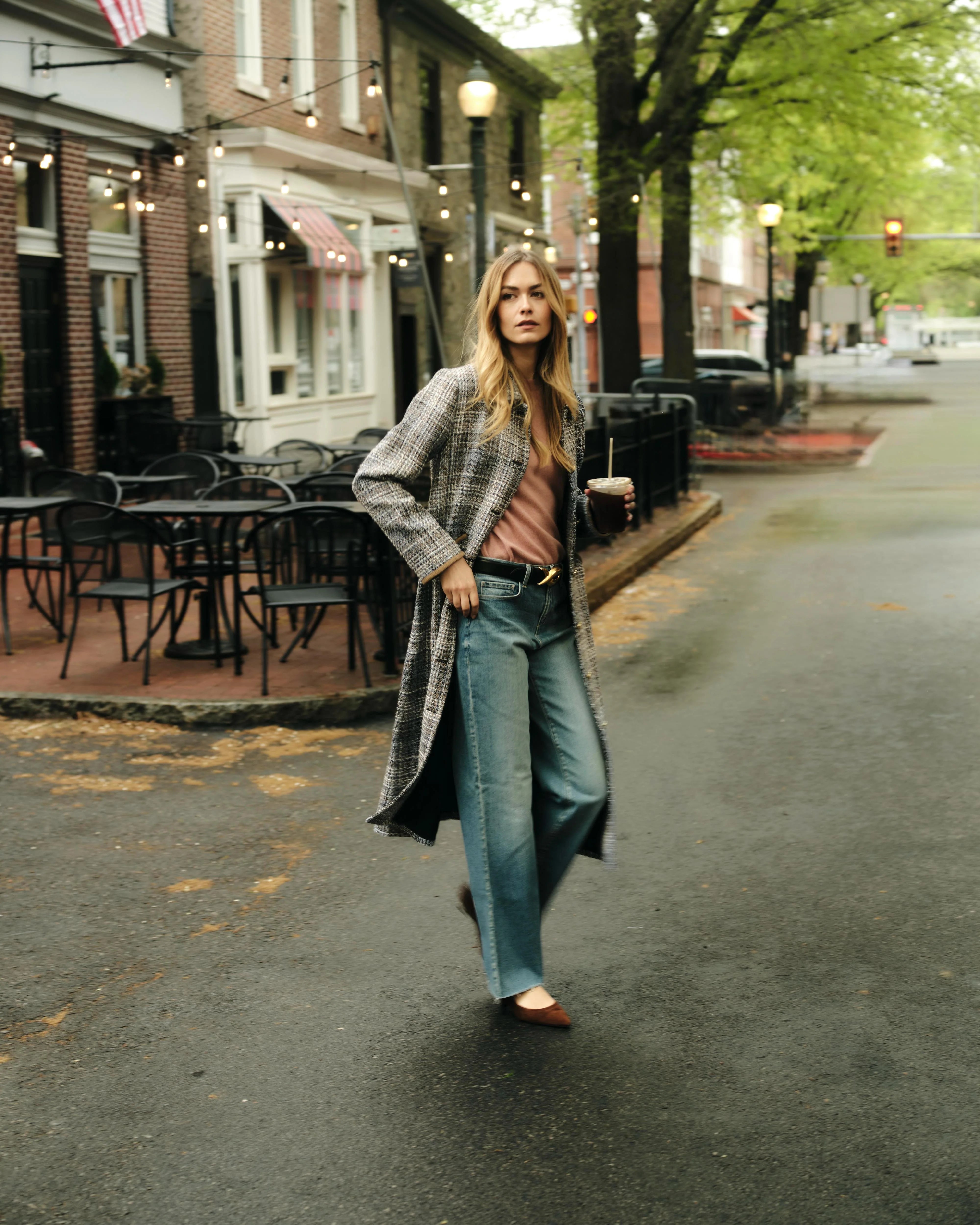 Sheridan Tweed Long Jacket