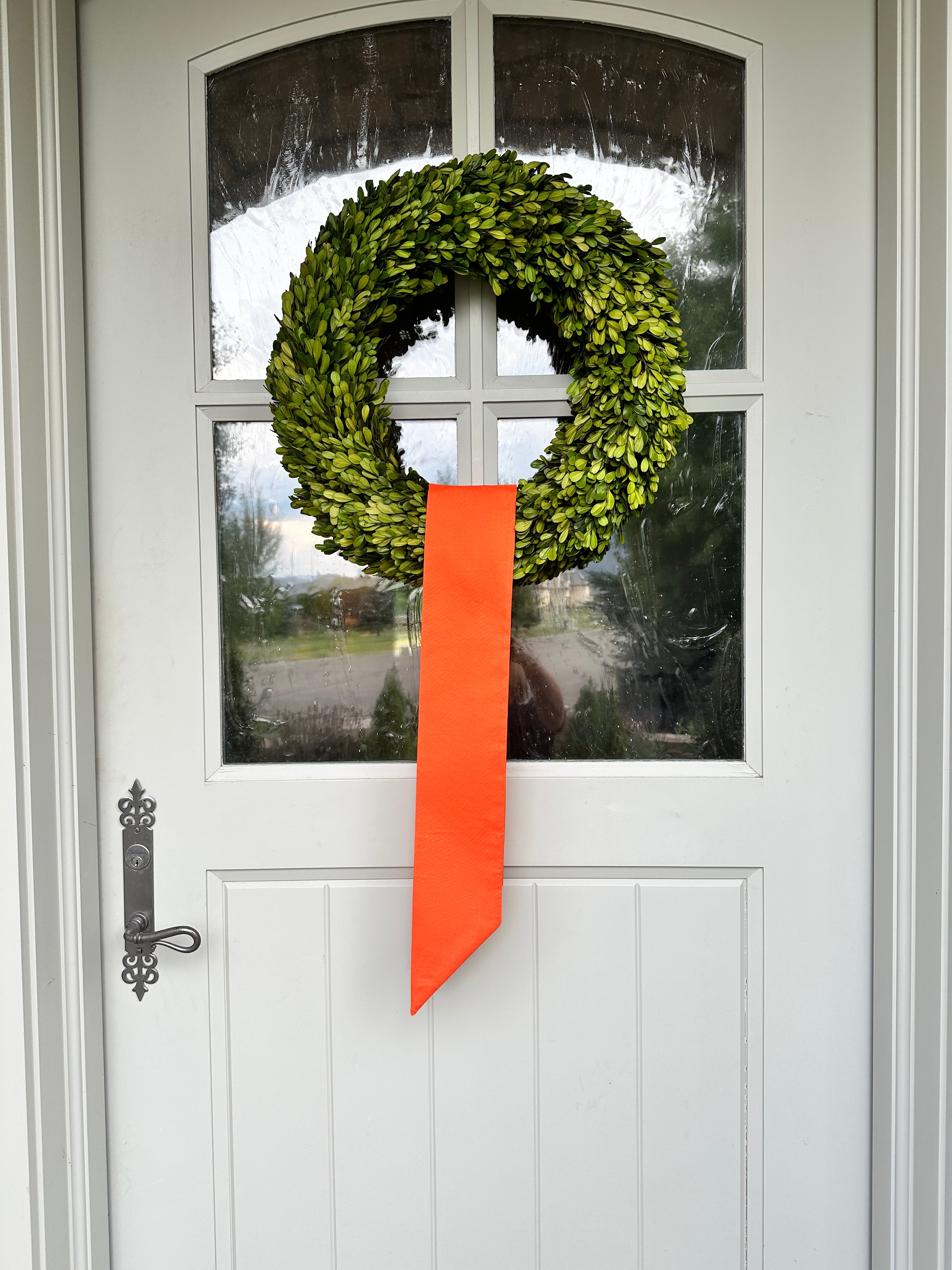 Orange Wreath Sash