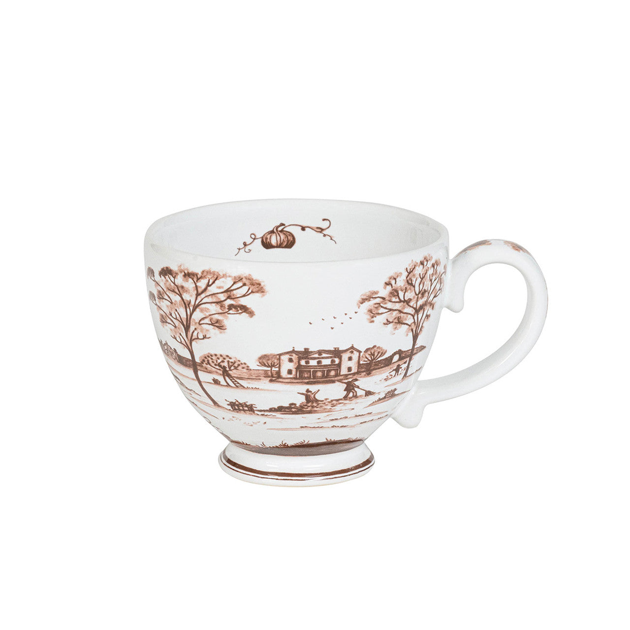 Country Estate Harvest Breakfast Cup ­Sepia