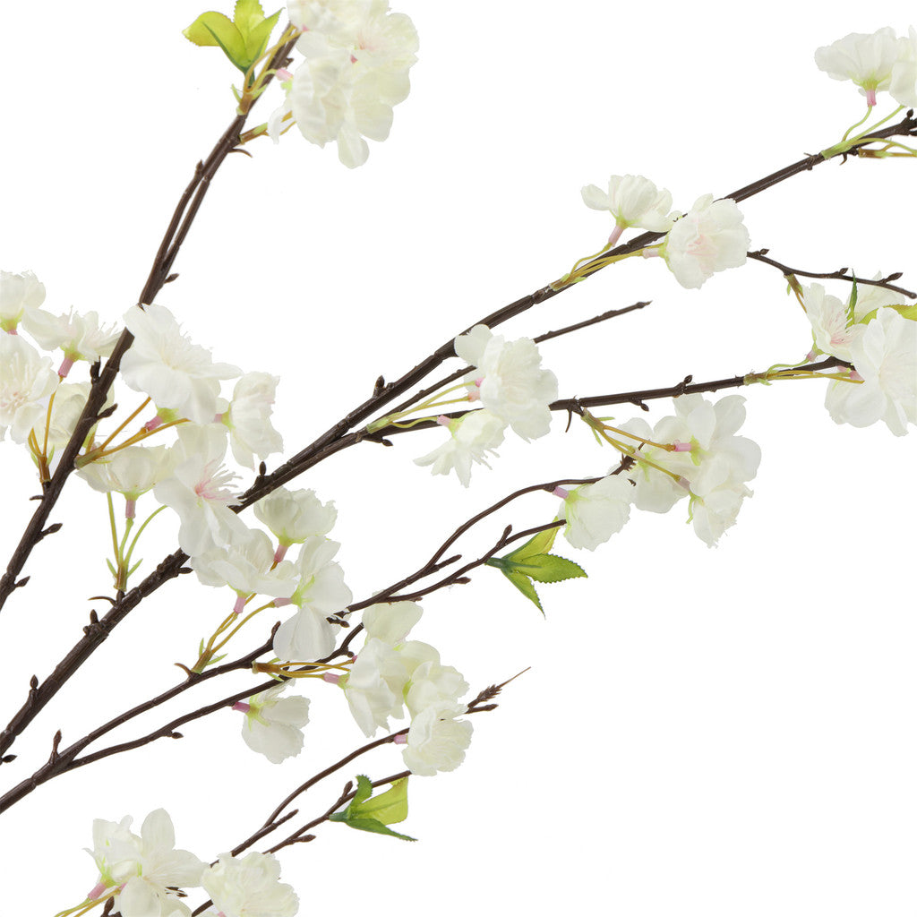 Cherry Blossom Branch White 52"